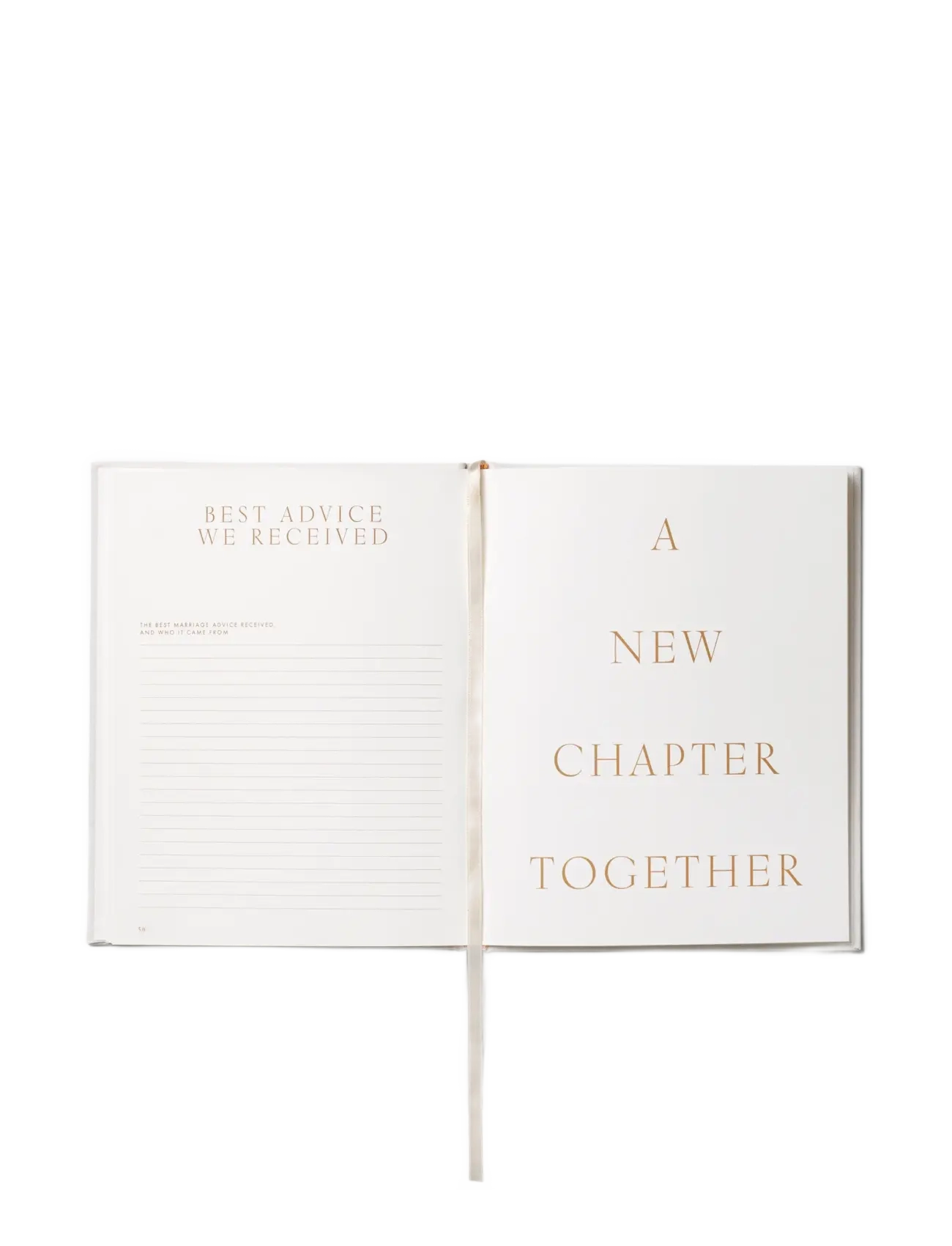 PRINTWORKS - Our Love Story - Wedding Journal - valentinsgaver - beige - 2