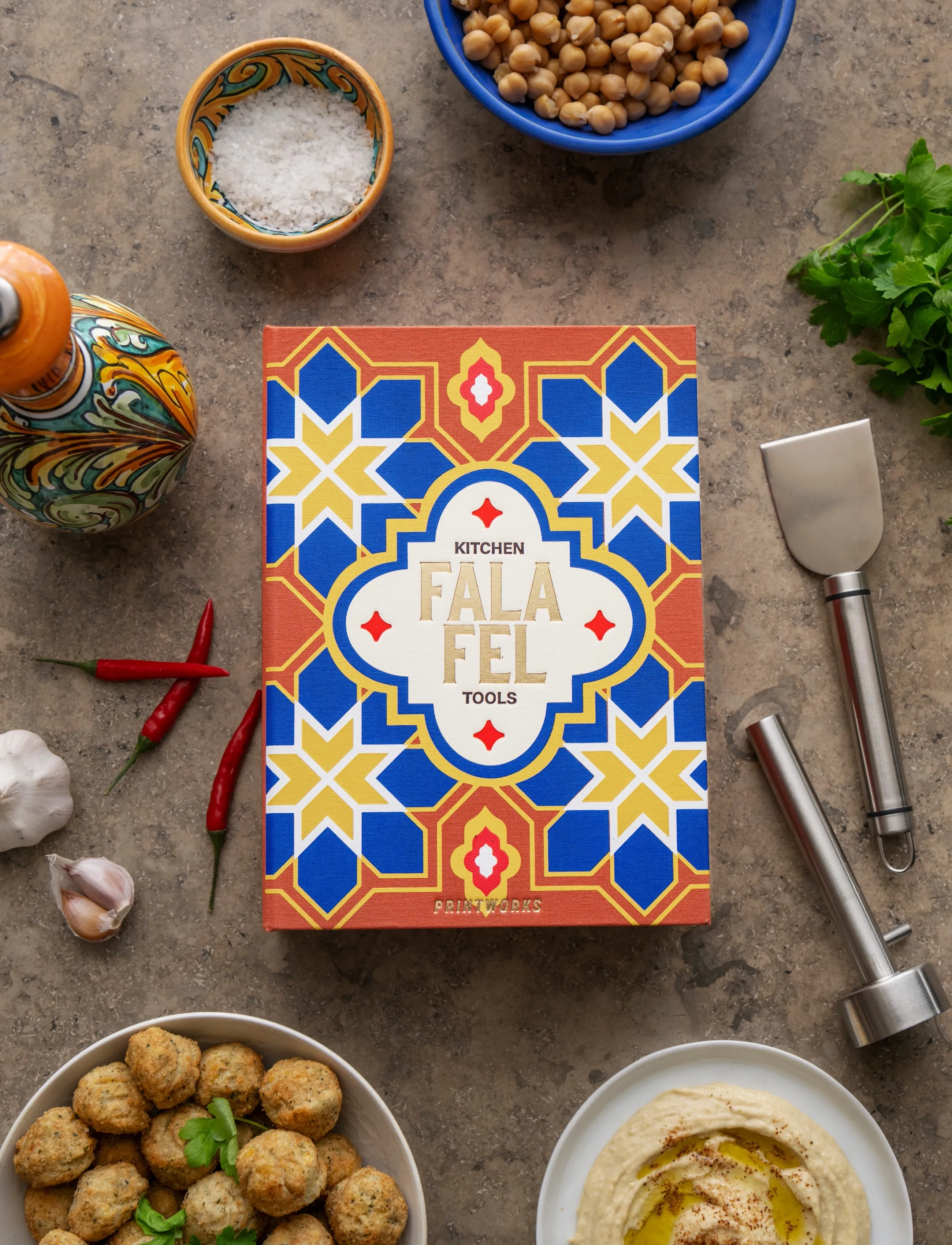 PRINTWORKS The Essentials - Falafel Tools, One Size, Orange, Køkkenredskaber > Andre Køkkenredskaber, Unisex