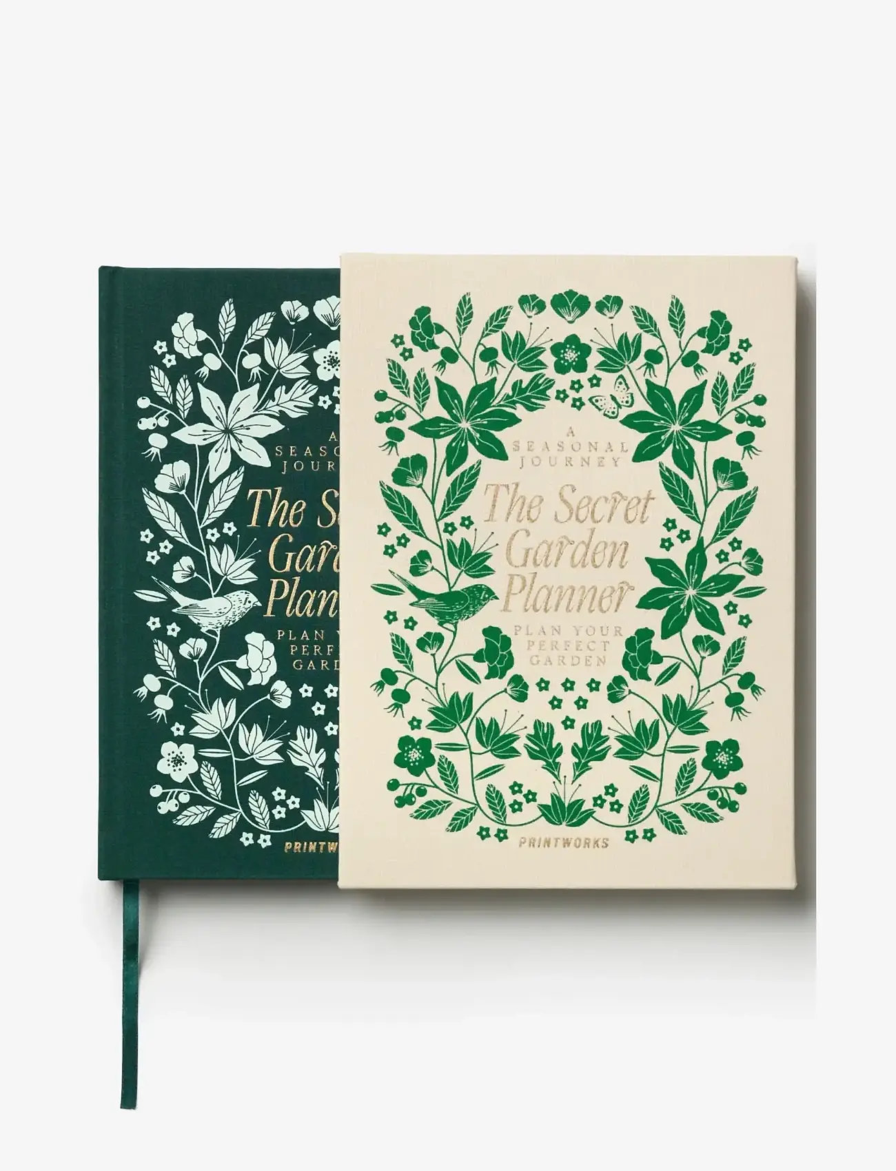 PRINTWORKS - The Secret Garden - Garden Journal - plānotāji un piezīmju bloknoti - beige/green - 2