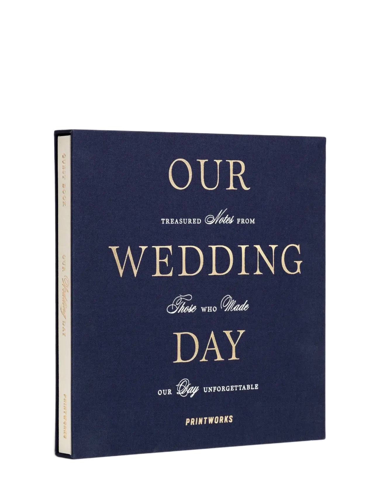 PRINTWORKS Wedding Guest Book - Wnętrze - DARK BLUE / navy
