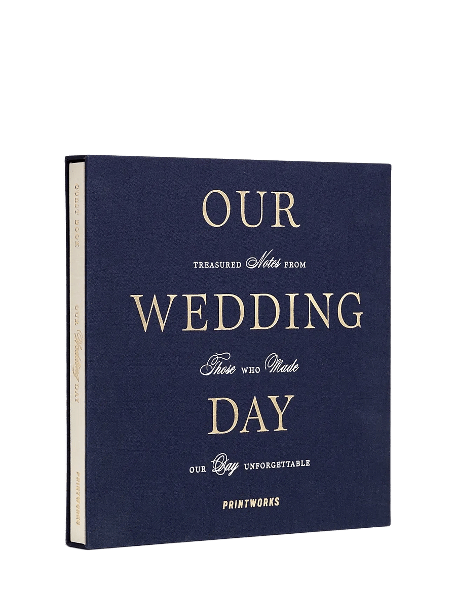 PRINTWORKS - Wedding Guest Book - dark blue - 1