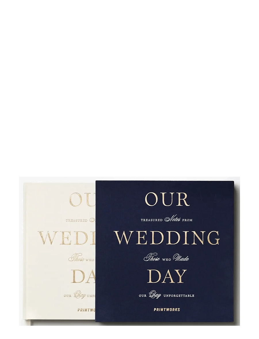PRINTWORKS - Wedding Guest Book - dark blue - 2