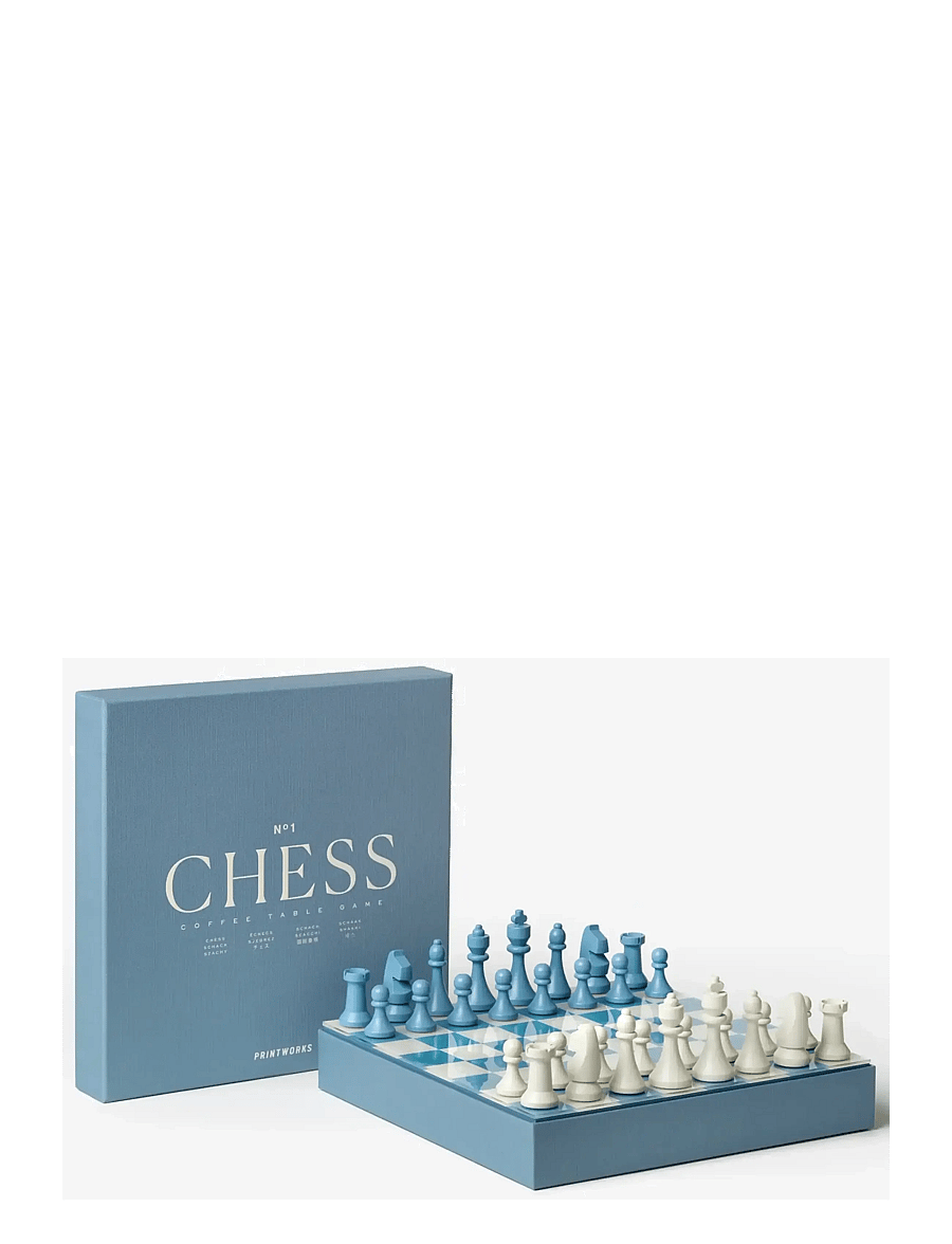 PRINTWORKS - Classic - Chess, Dusty Blue - blue multi - 1