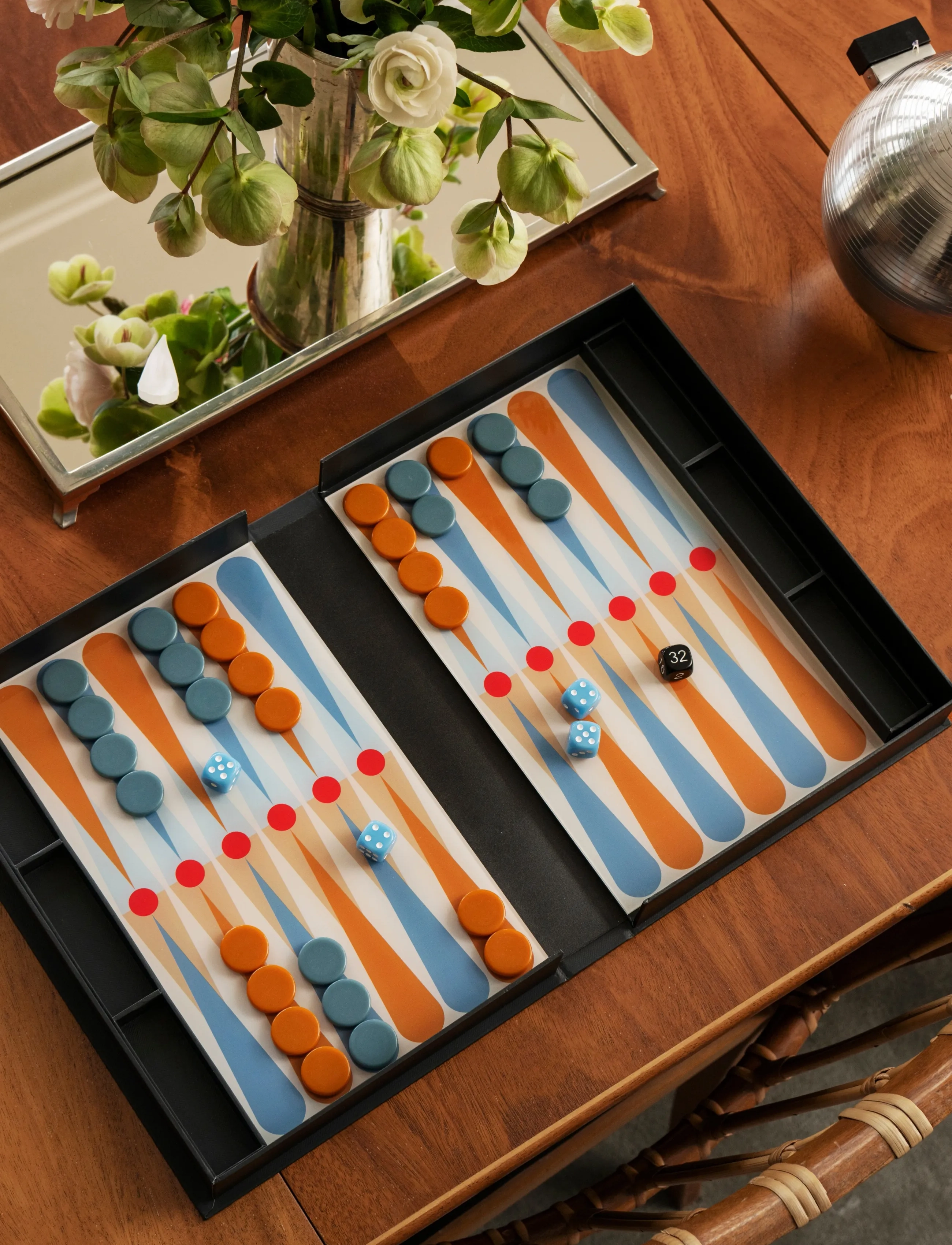 PRINTWORKS Classic - Art Of Backgammon, Anthracite, One Size, Grey, Puslespil Og Spil > Spil, Unisex