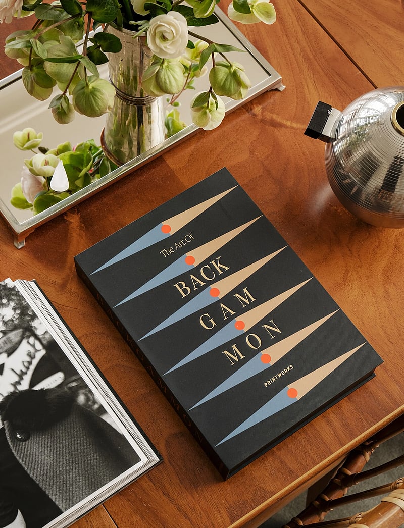 PRINTWORKS - Classic - Art of Backgammon, Anthracite - mängud ja pusled - grey - 2