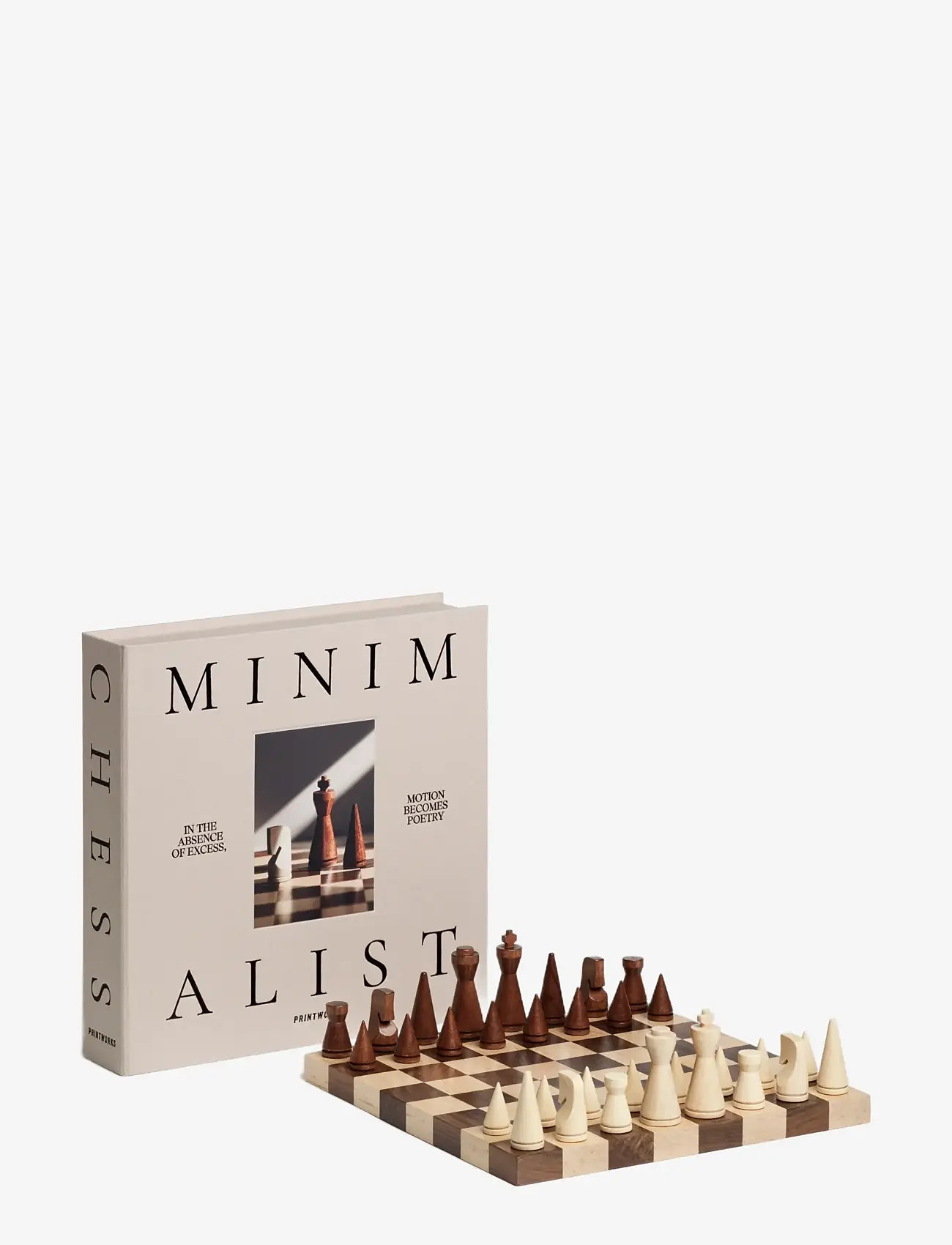 PRINTWORKS - Wood Chess - The Minimalist - games & puzzles - beige - 1