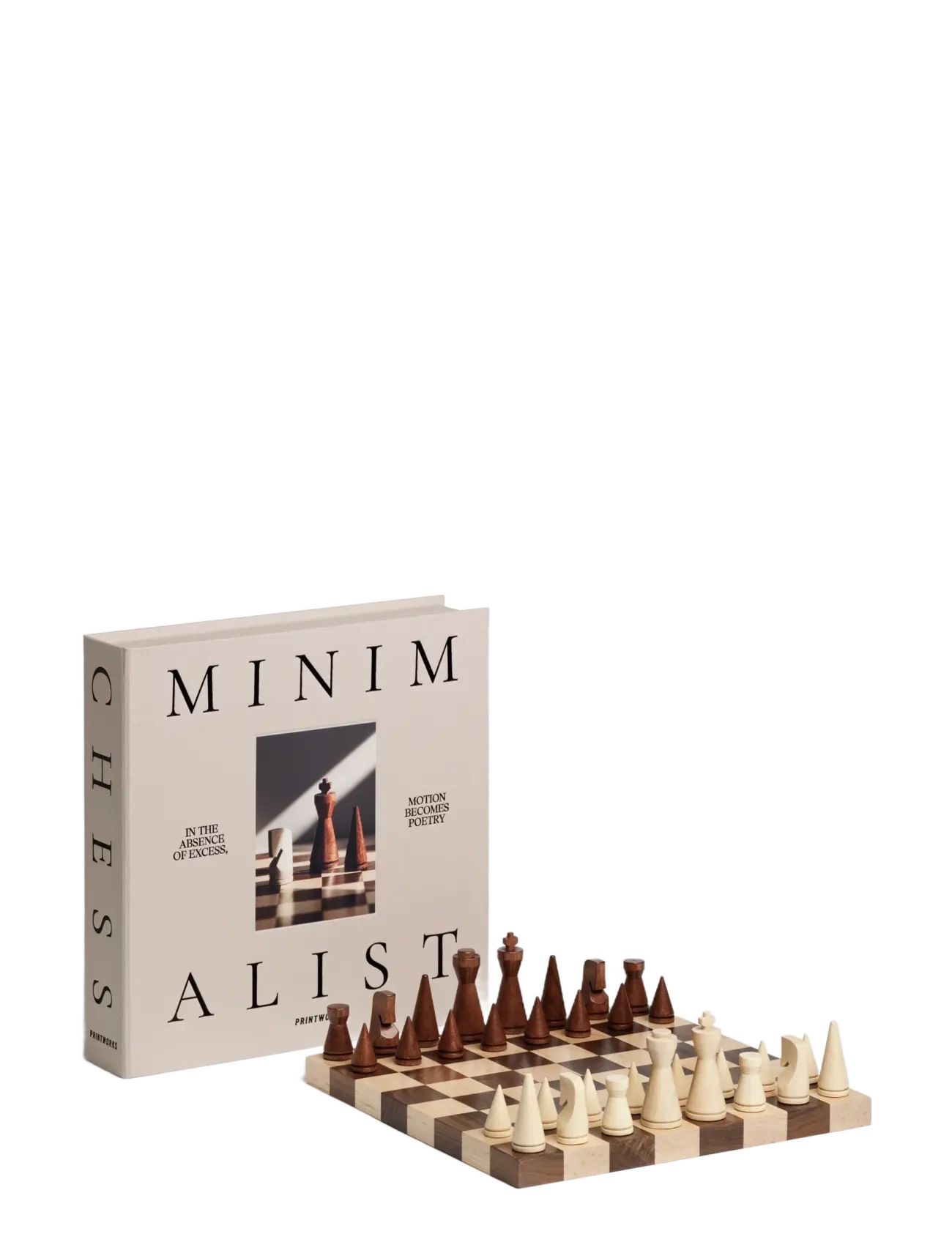 PRINTWORKS Wood Chess - The Minimalist - Einrichtung - BEIGE / beige