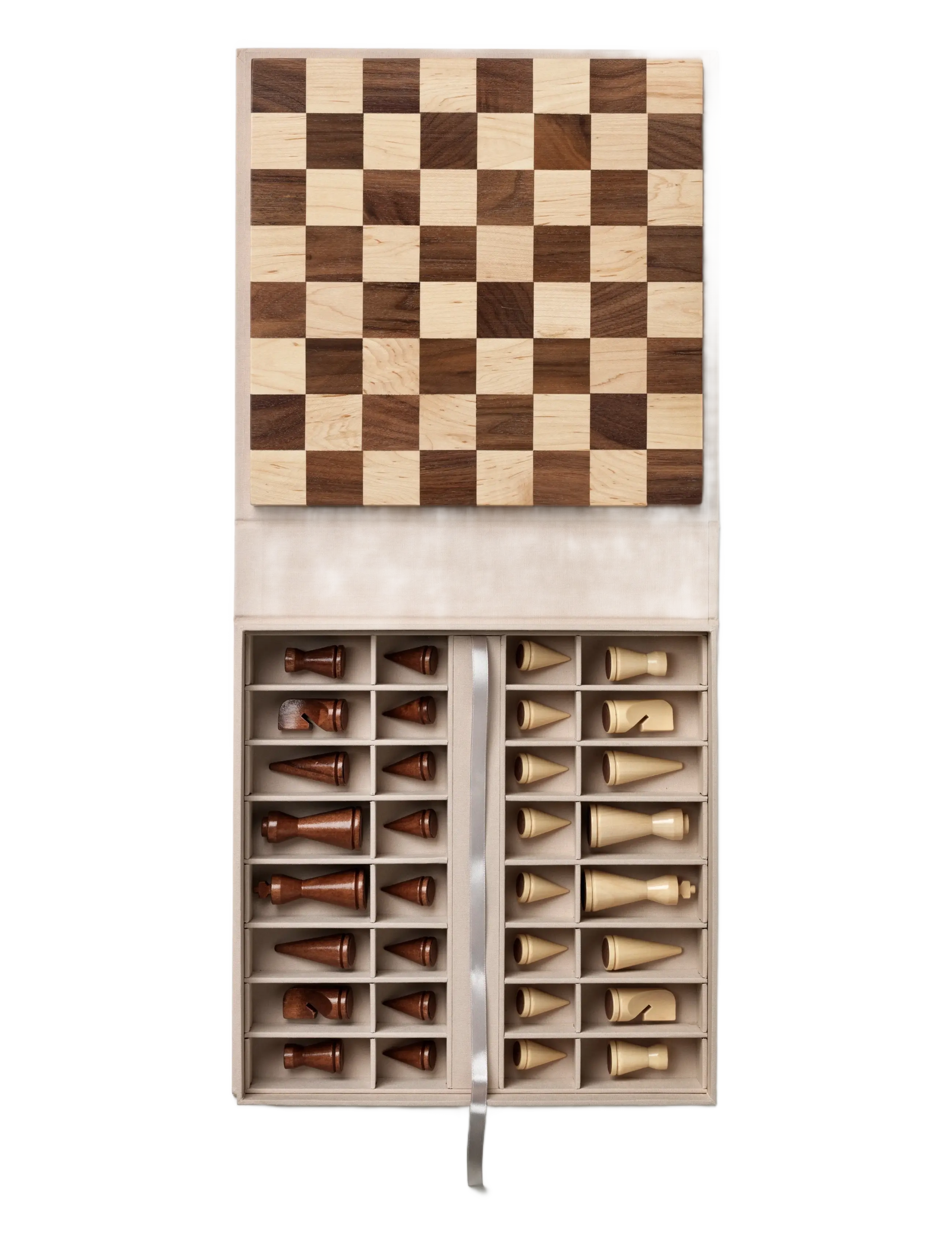 PRINTWORKS - Wood Chess - The Minimalist - mängud ja pusled - beige - 2