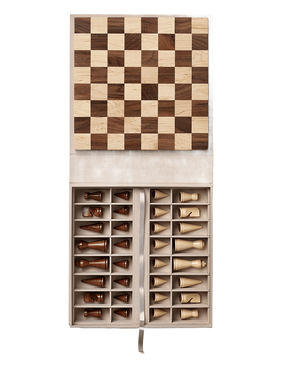 PRINTWORKS - Wood Chess - The Minimalist - mängud ja pusled - beige - 2