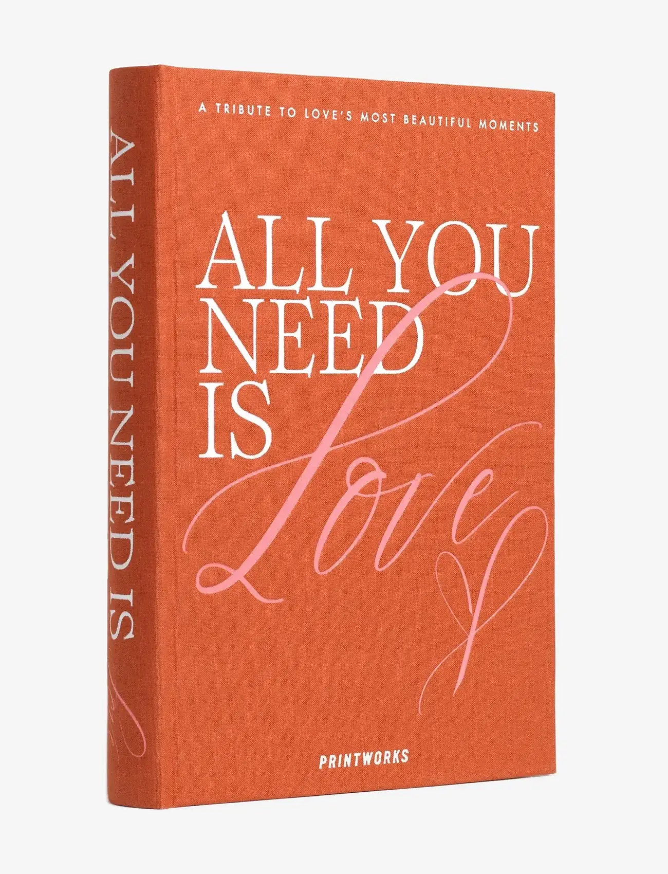 PRINTWORKS - Photo Book All You Need is Love, Orange - sõbrapäeva kingitused - orange - 1