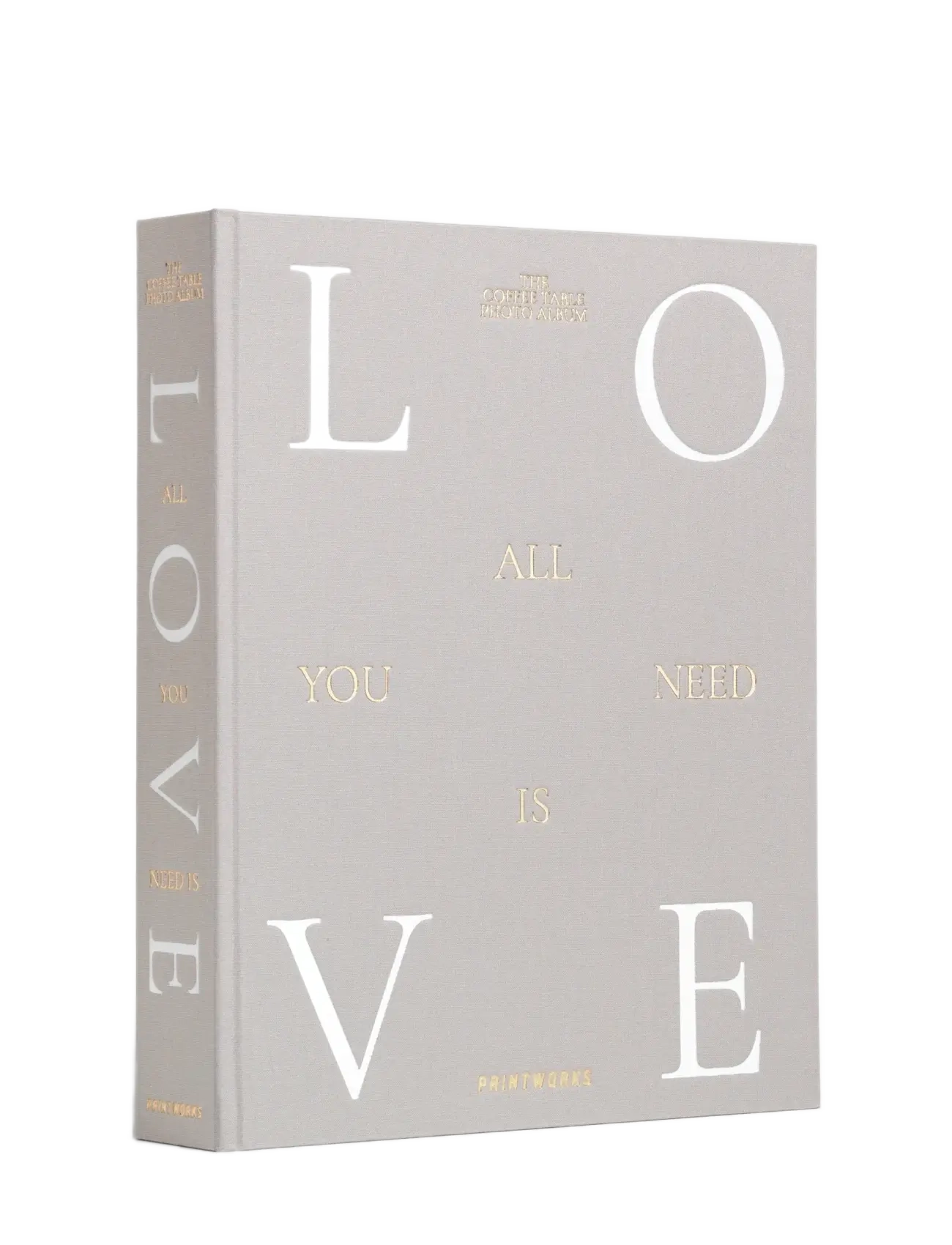 PRINTWORKS Photo Album All You Need Is Love, Photo Albums, Grå, Str: ONE SIZE