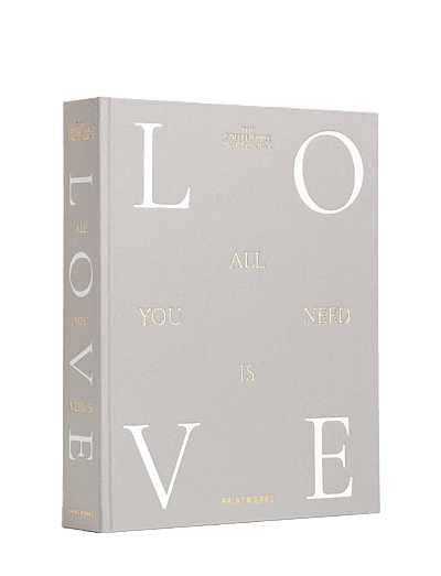 PRINTWORKS Photo Album - All You Need is Love - Fotoalbum - LIGHT GREY / grey