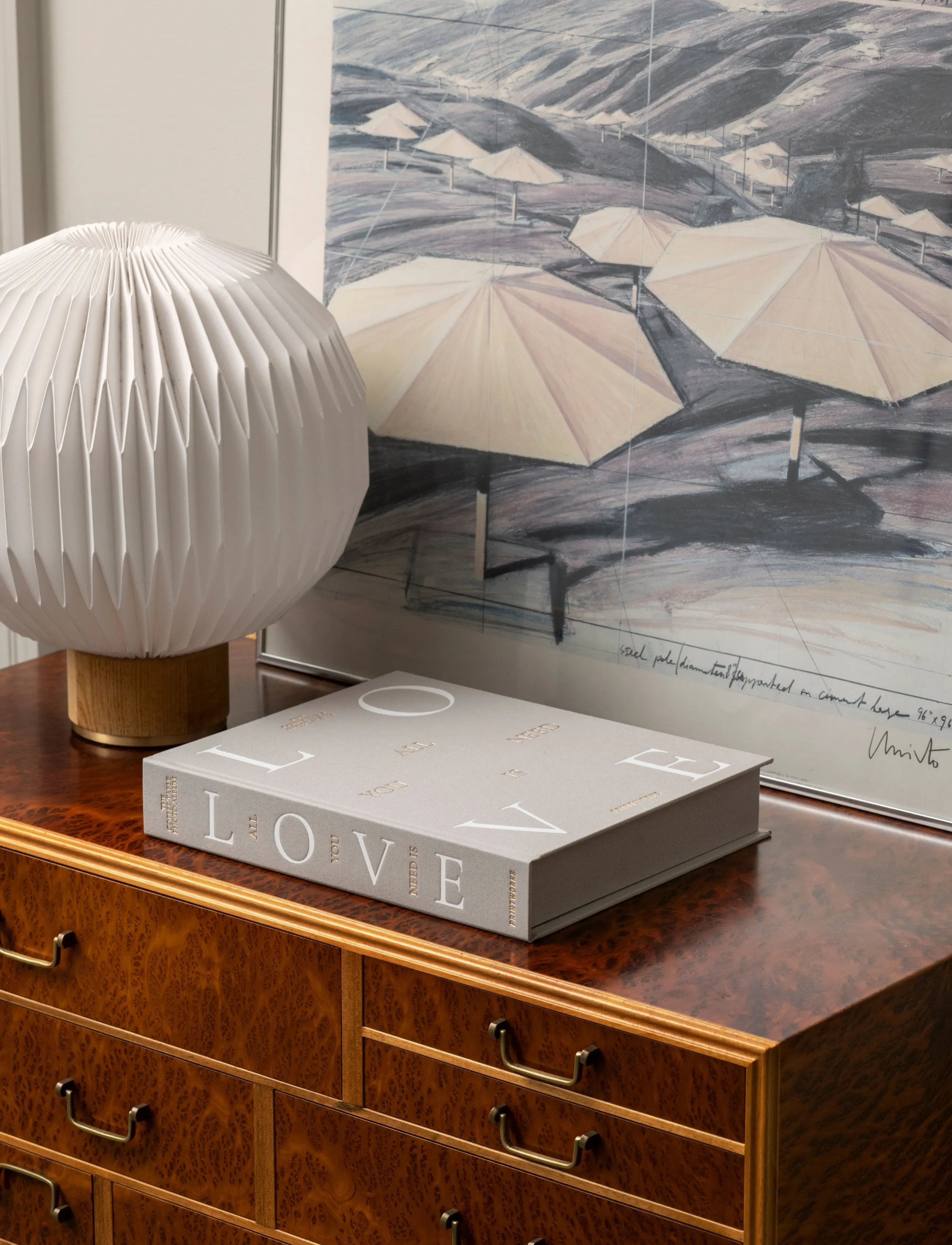 PRINTWORKS Photo Album All You Need Is Love, One Size, Decoration, Grau - Albums, Homeware
