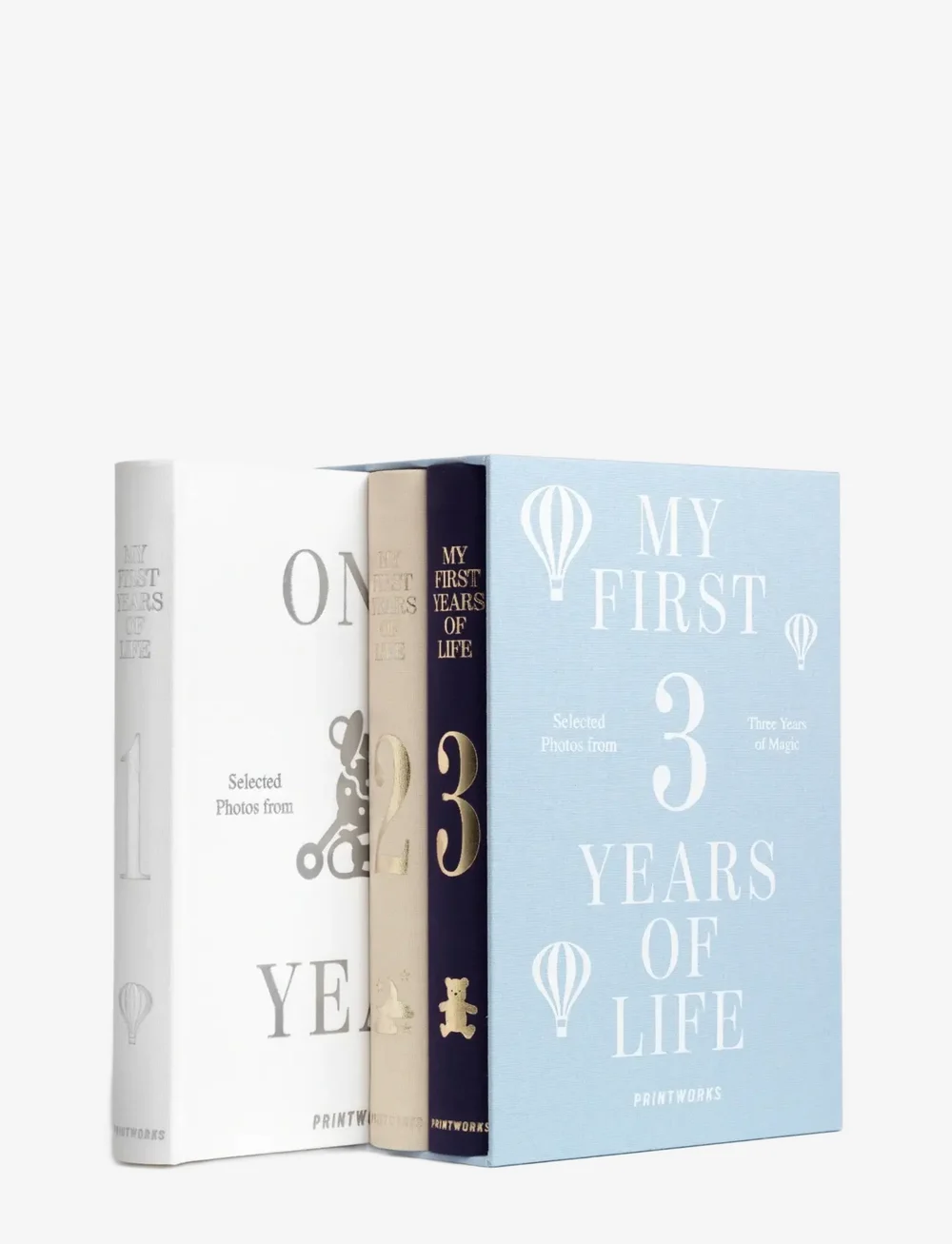PRINTWORKS - Photo Book Baby 3-pack - My First 3 Years - osta hinna alusel - light blue - 0