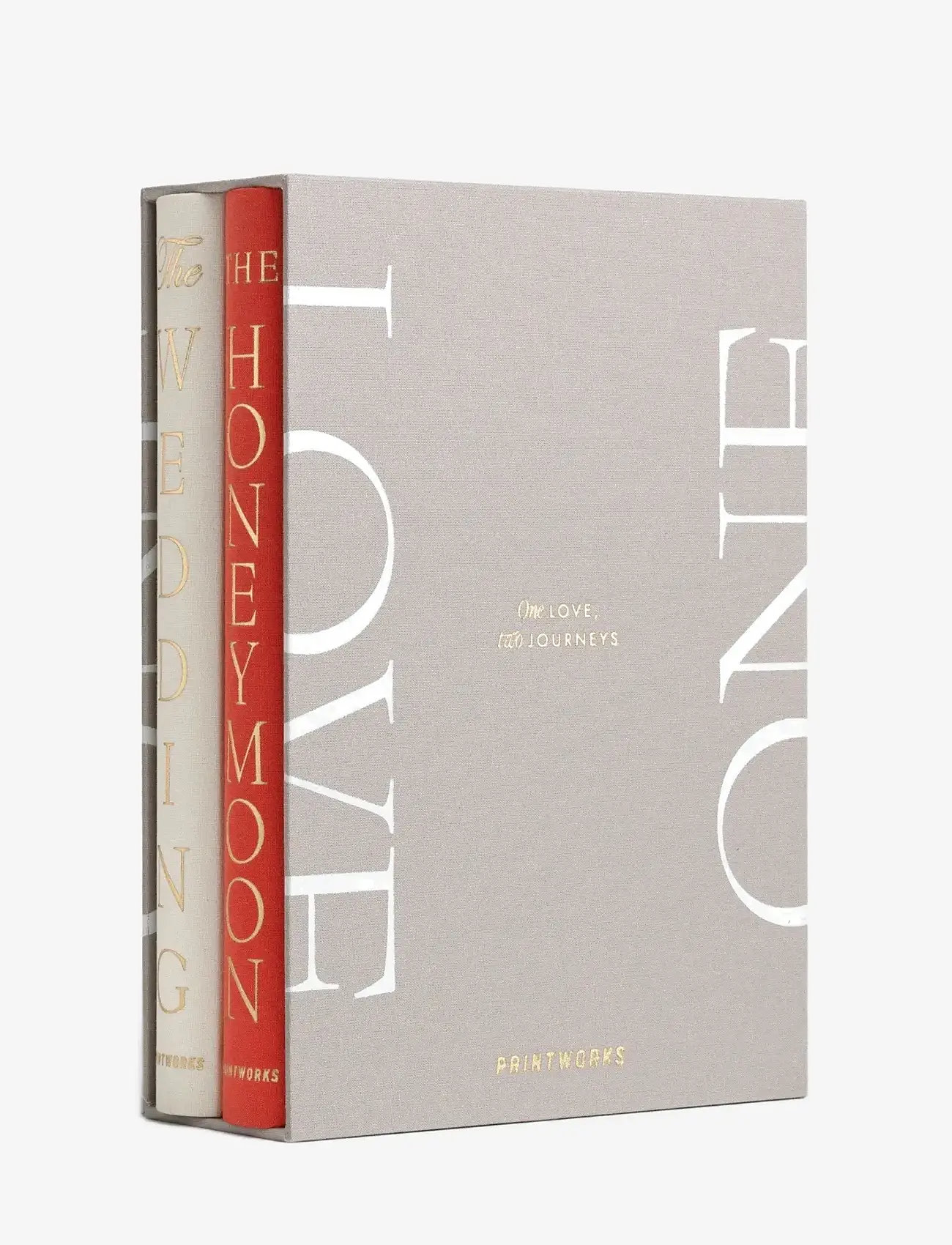 PRINTWORKS - Photo Book Wedding 2-pack - One Love - coffee table bücher - light grey - 0