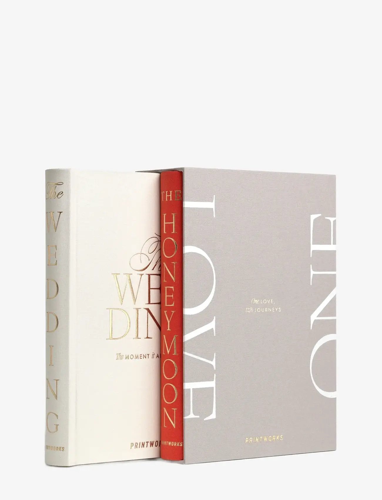 PRINTWORKS - Photo Book Wedding 2-pack - One Love - coffee table bücher - light grey - 1
