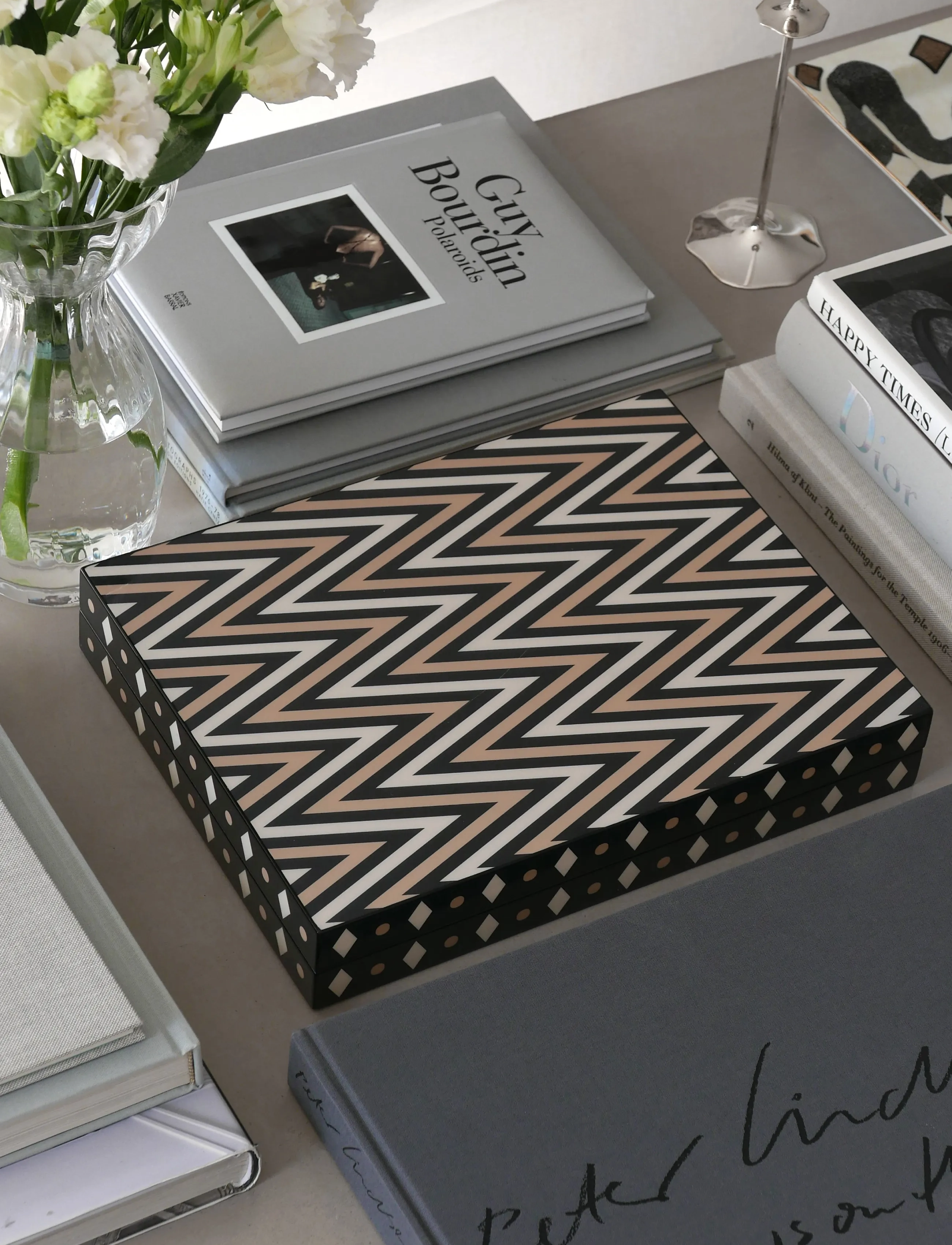 PRINTWORKS Lacquered Backgammon, Black, One Size, Black, Puslespil Og Spil > Spil, Unisex