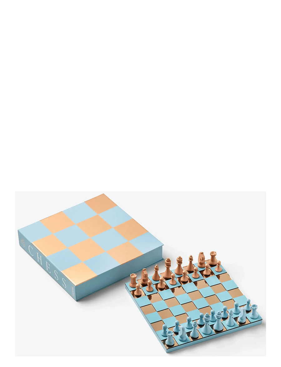 PRINTWORKS - Classic - Art Of Chess Mirror, Light Blue/Copper - mängud ja pusled - blue - 1