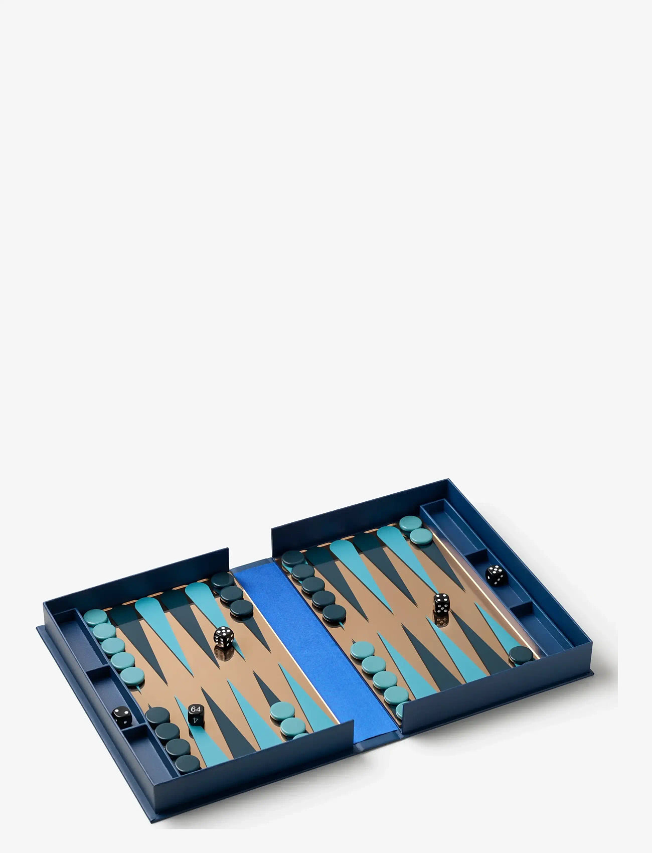 PRINTWORKS - Classic - Art Of Backgammon Mirror, Dark Blue/Copper - games & puzzles - blue - 2