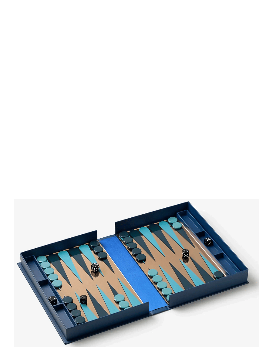 PRINTWORKS - Classic - Art Of Backgammon Mirror, Dark Blue/Copper - spiele & puzzles - blue - 2