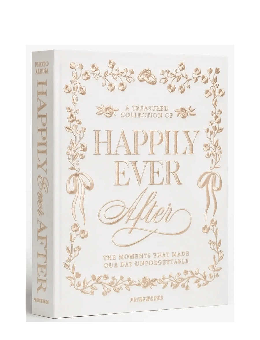 PRINTWORKS - Embroidered Photo Album - Happily Ever After - fotoalbumid - beige - 1