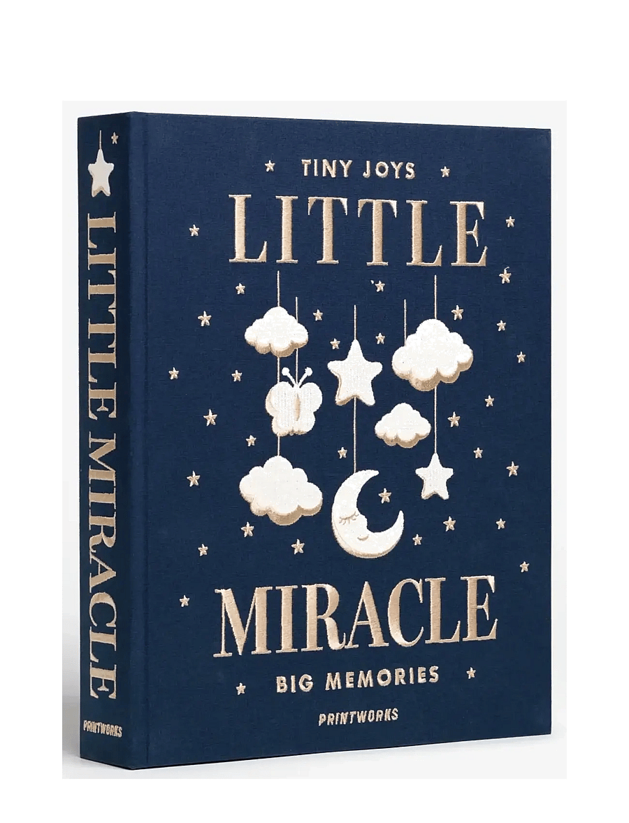 PRINTWORKS - Embroidered Photo Album - Little Miracle - fotoalben - blue - 1