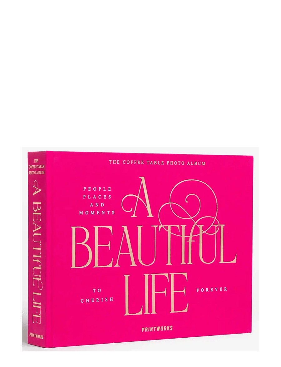 PRINTWORKS - Landscape Photo Album - A Beautiful Life - fotoalbumid - pink - 0