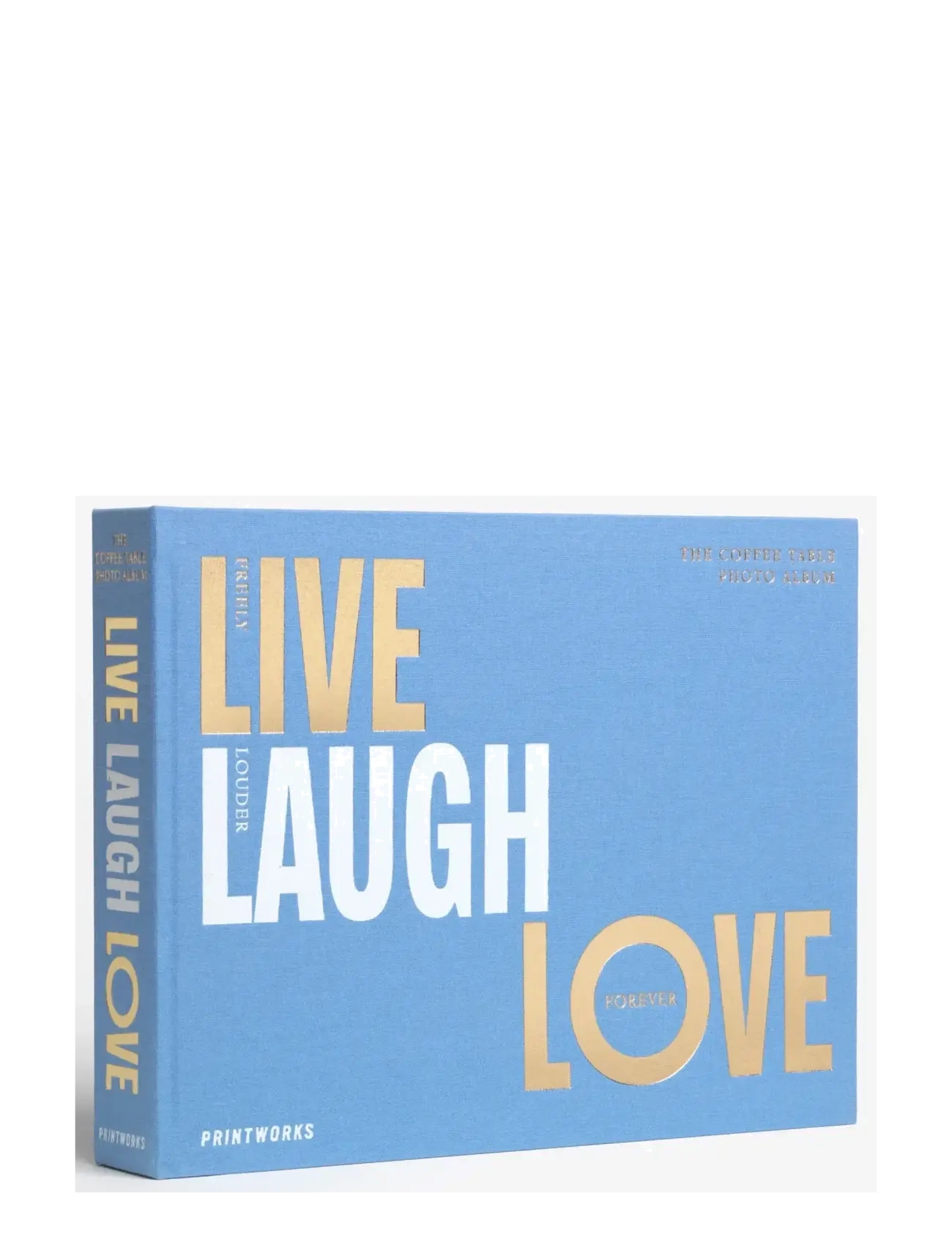 PRINTWORKS Landscape Photo Album Live, Laugh, Love, Photo Albums, Blå, Str: ONE SIZE
