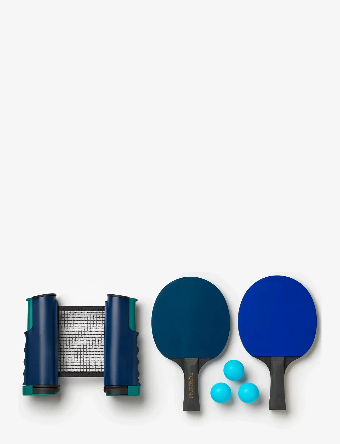 PRINTWORKS - Portable Table Tennis - Ping Pong - spil & puslespil - blue multi - 1