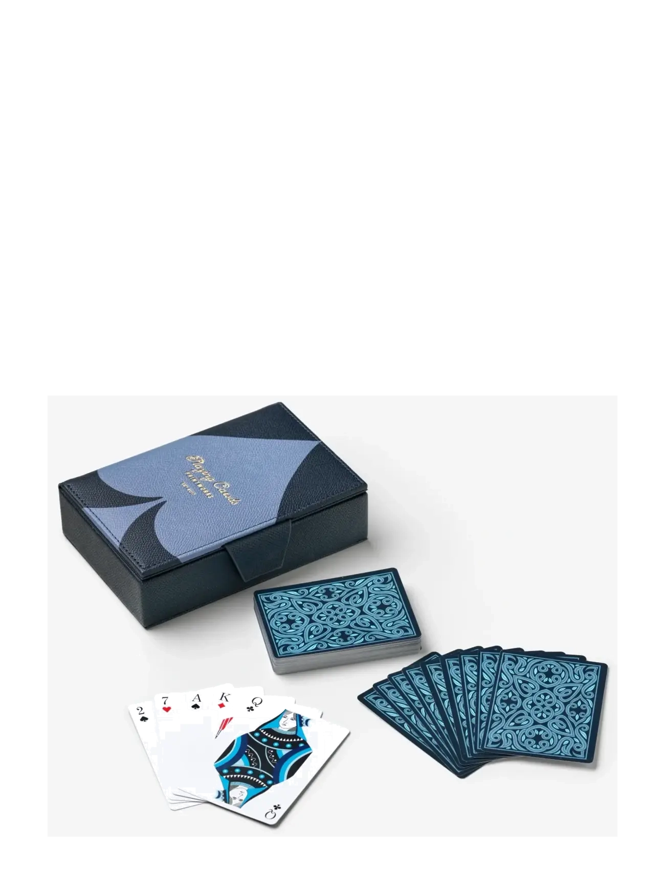 PRINTWORKS - Reverra - Double Playing Cards - spel & pussel - dark blue/light blue - 2