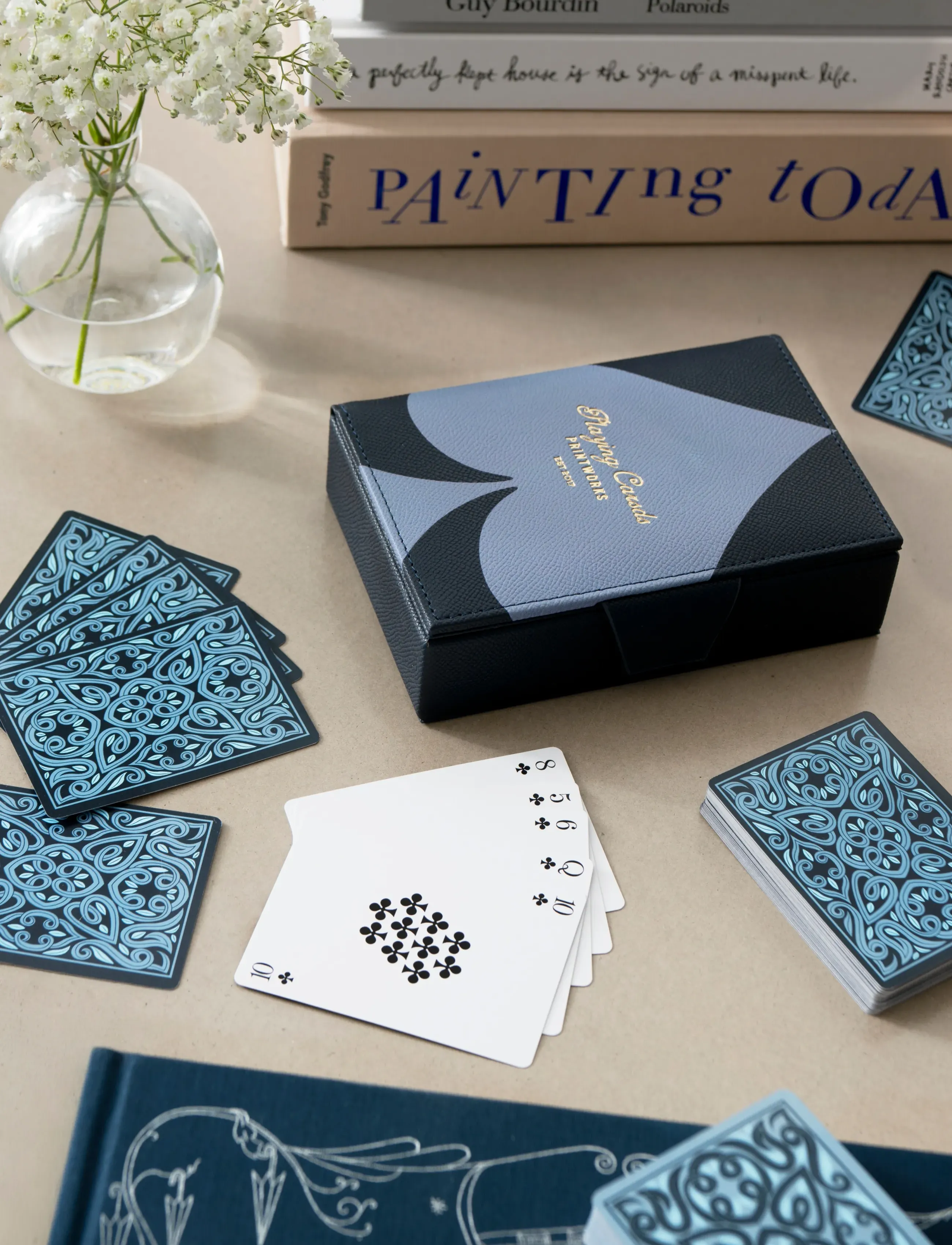 PRINTWORKS Reverra Double Playing Cards, One Size, Puzzles & Games, Mehrfarbig/gemustert - Homeware