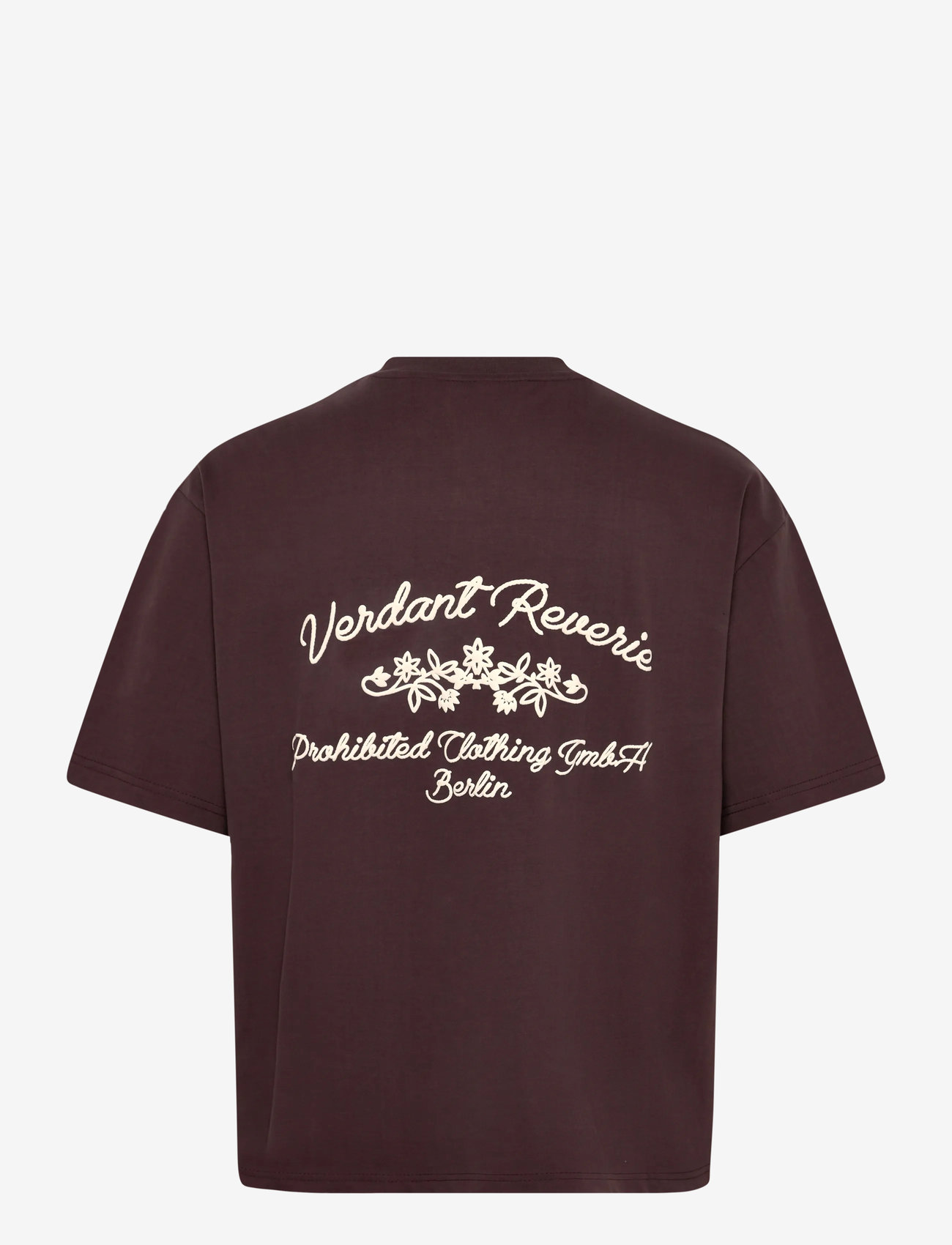 Prohibited - Verdant Reverie Tee - kortärmade t-shirts - brown - 2