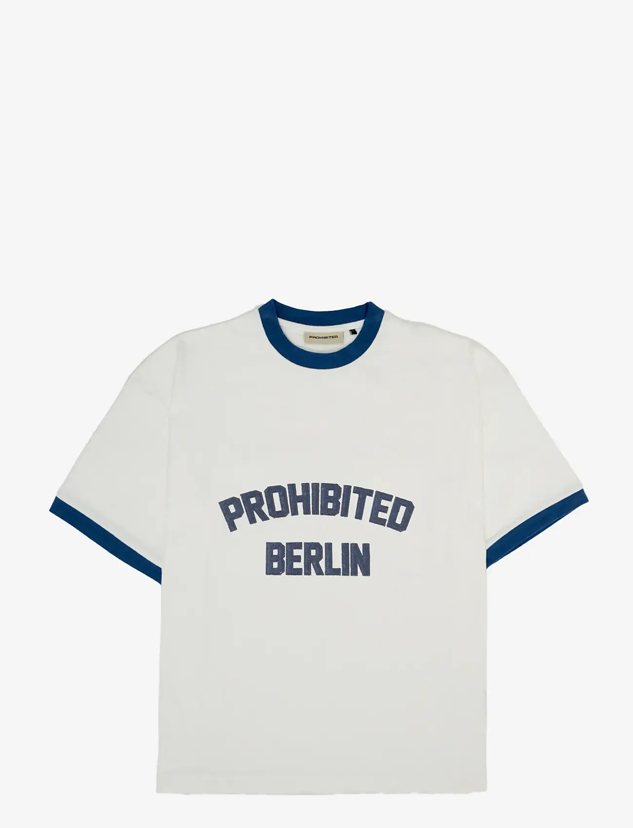 Prohibited - Rush Contrast Tee Navy - lühikeste varrukatega t-särgid - navy - 1