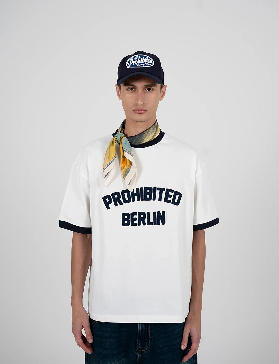 Prohibited - Rush Contrast Tee Navy - lühikeste varrukatega t-särgid - navy - 3
