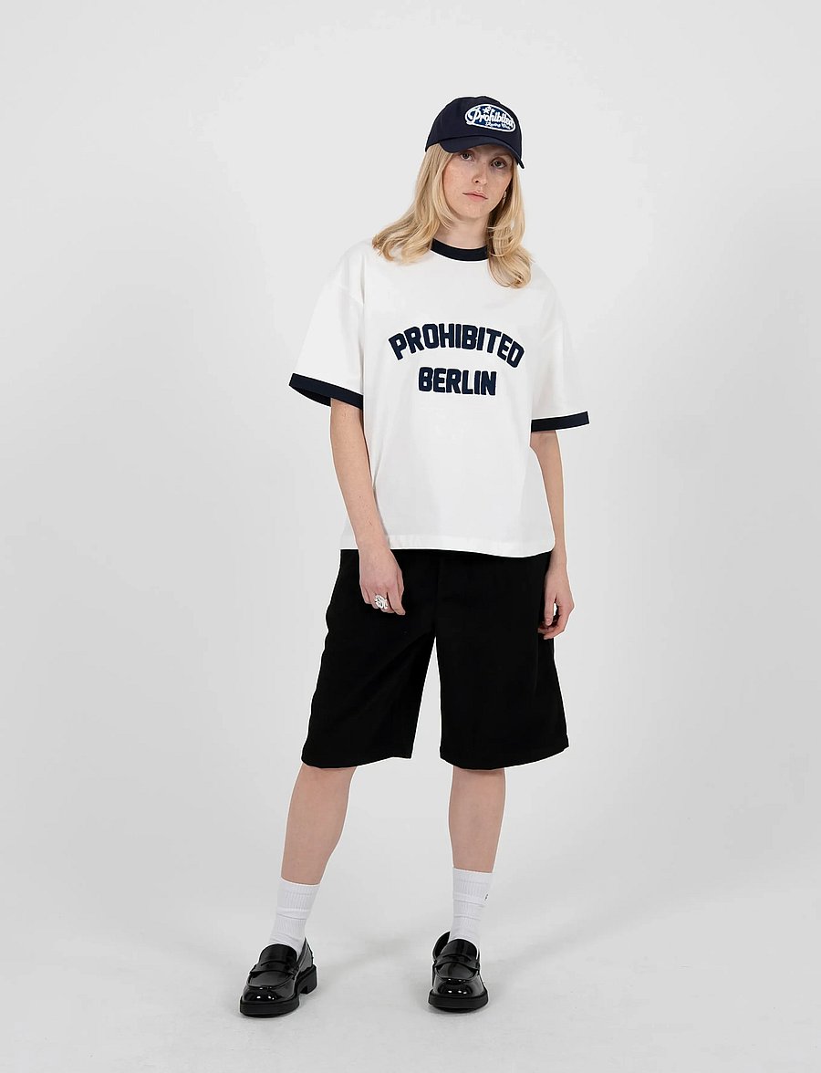Prohibited - Rush Contrast Tee Navy - lühikeste varrukatega t-särgid - navy - 5