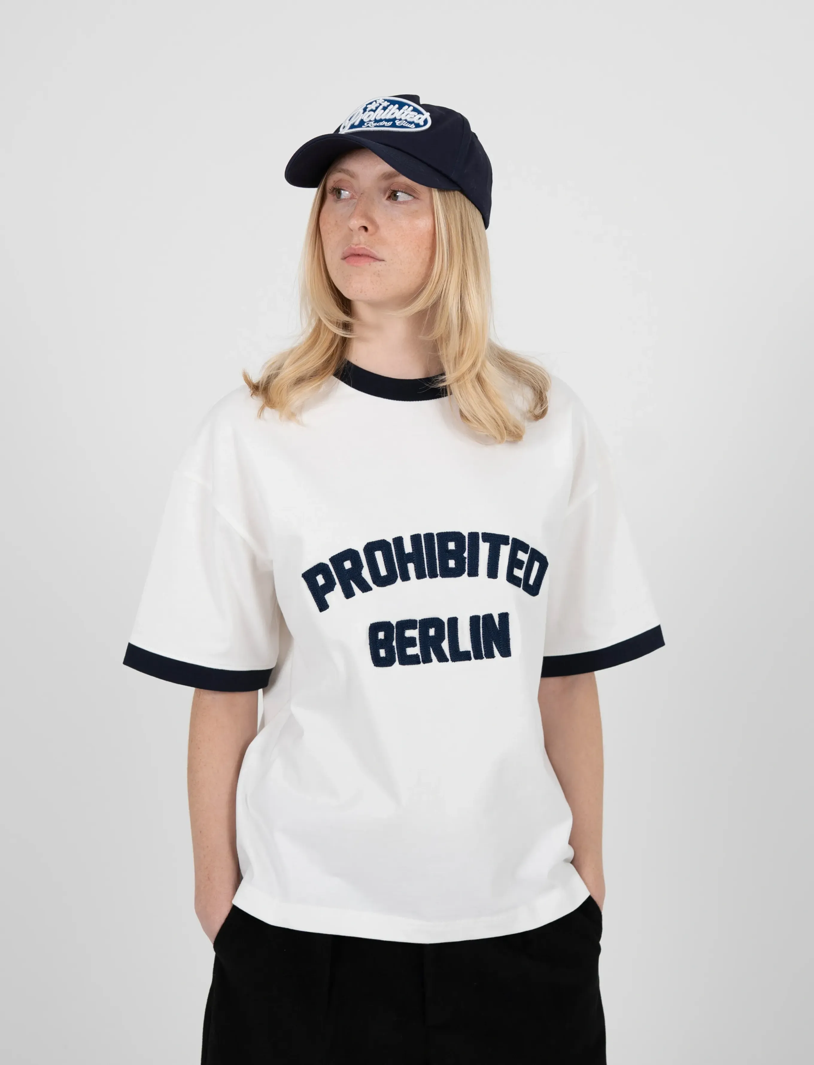 Prohibited Rush Contrast Tee Navy t-shirts herr – bild 7