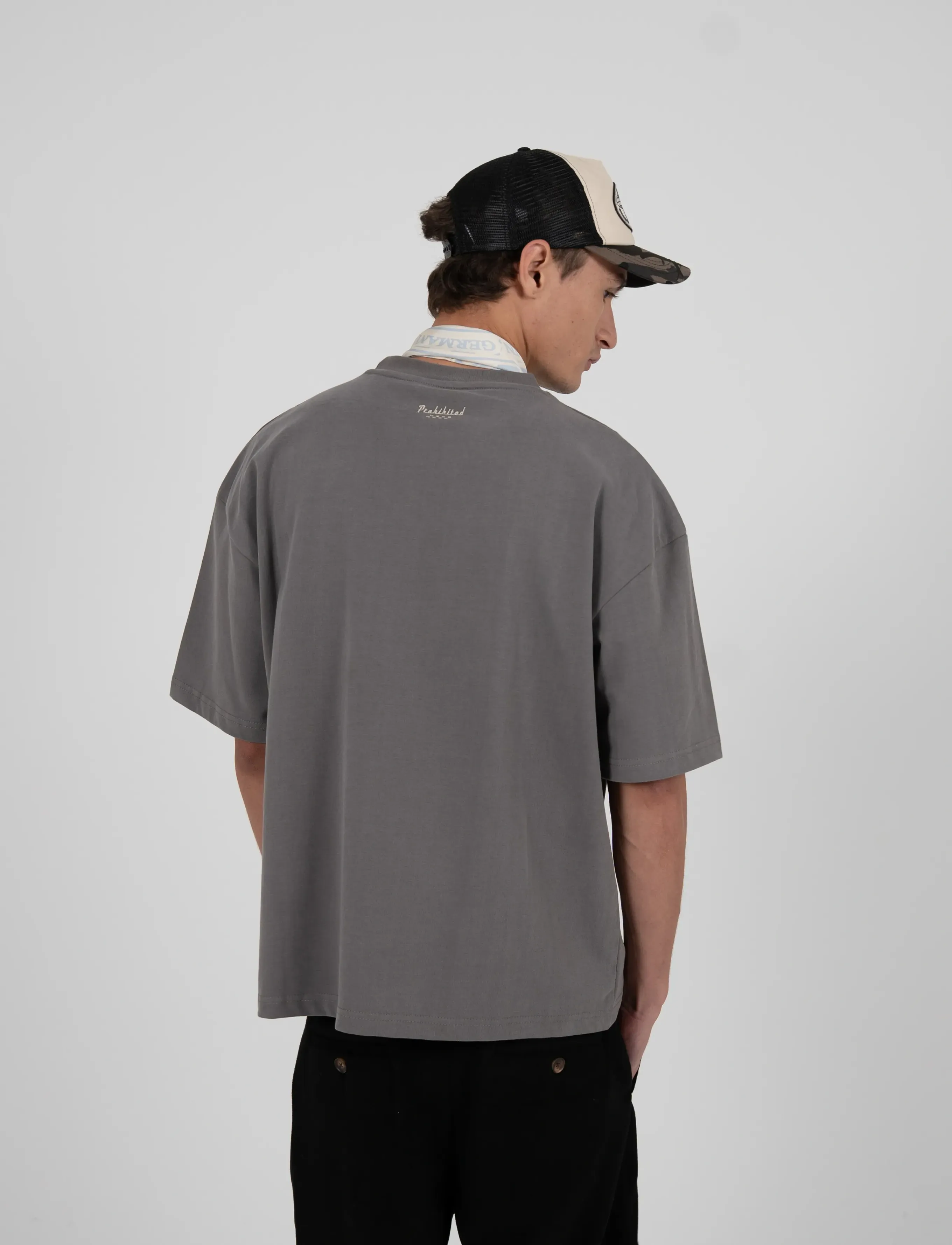 Prohibited - Racecore Tee Grey - kortärmade t-shirts - grey - 3