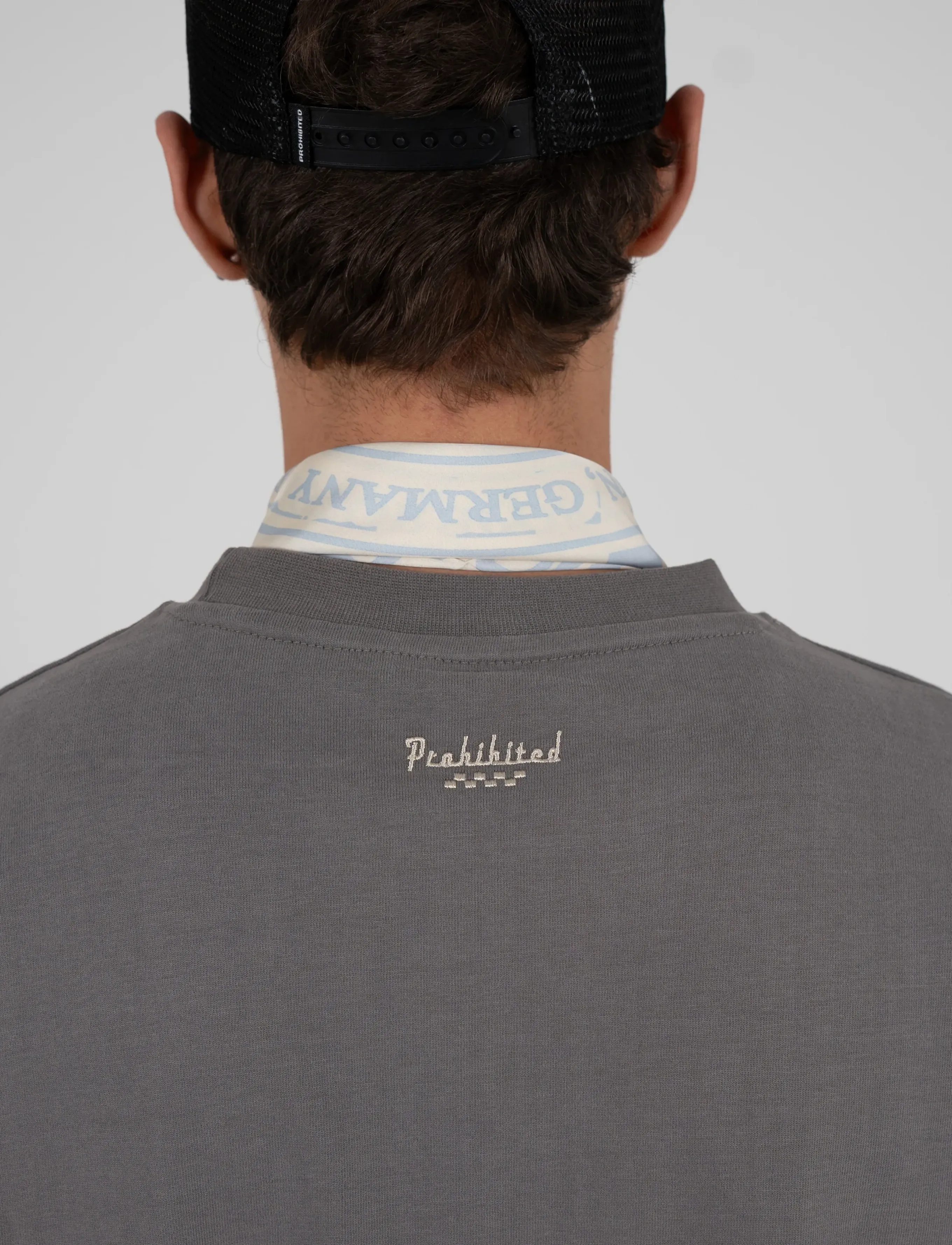 Prohibited Racecore Tee Grey t-shirts med tryck herr – bild 8