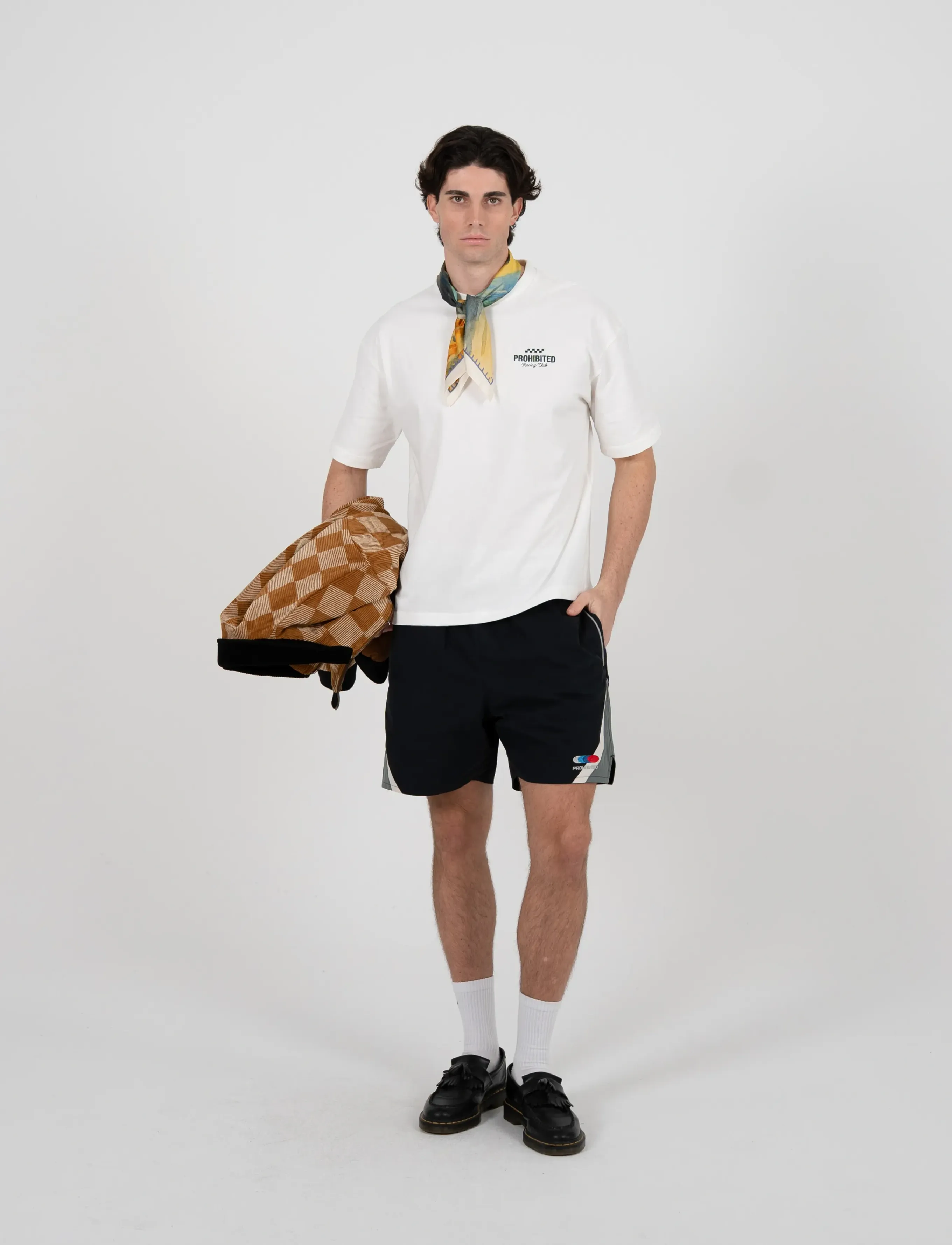 Prohibited In A Rush Tee Off-White - T-särgid - OFF-WHITE / cream