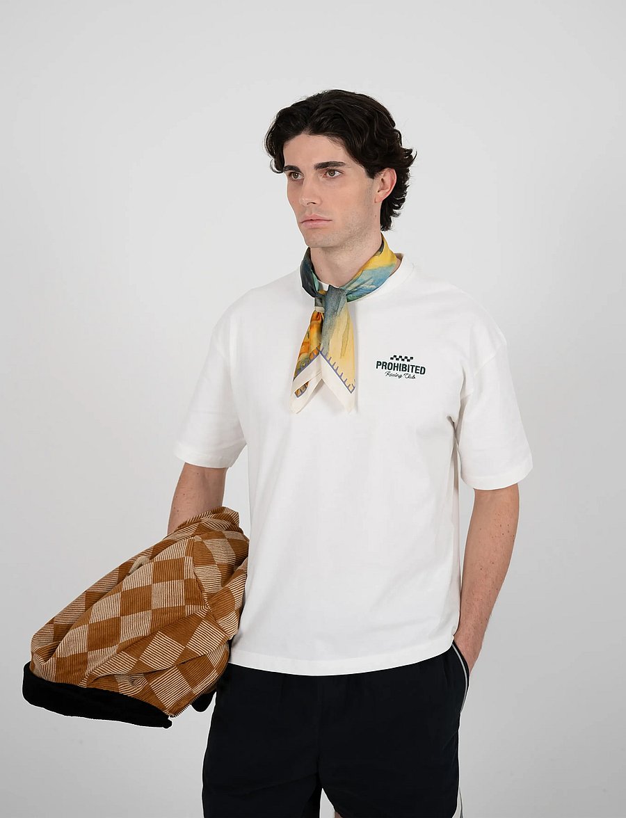 Prohibited - In A Rush Tee Off-White - oberteile & t-shirts - off-white - 3