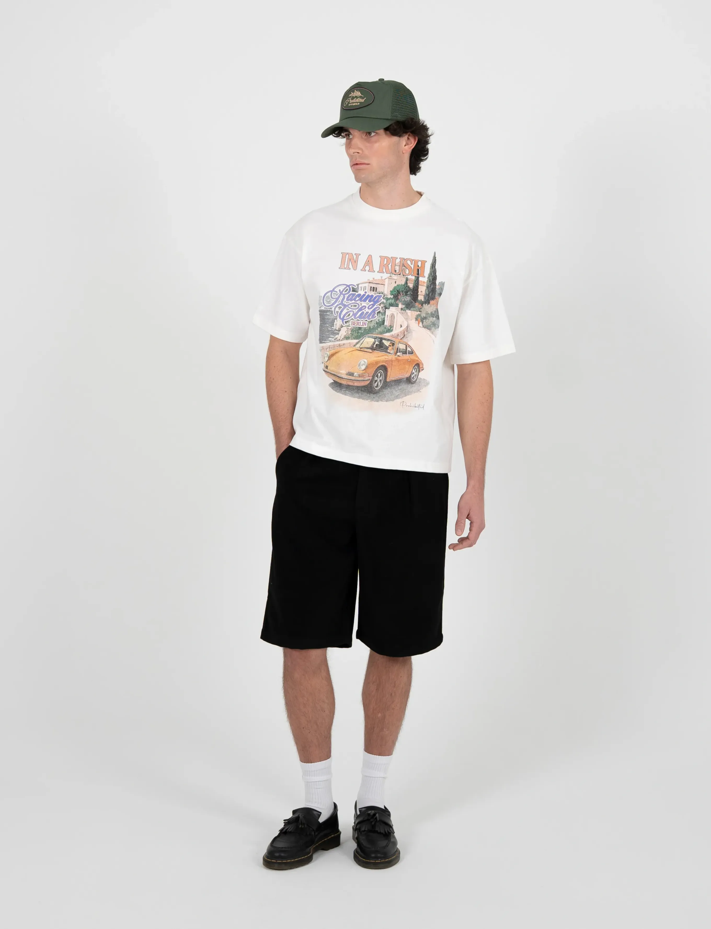 Prohibited Speeding Tee Off-White, XL, White, T-Shirts > Kortærmede, Herre