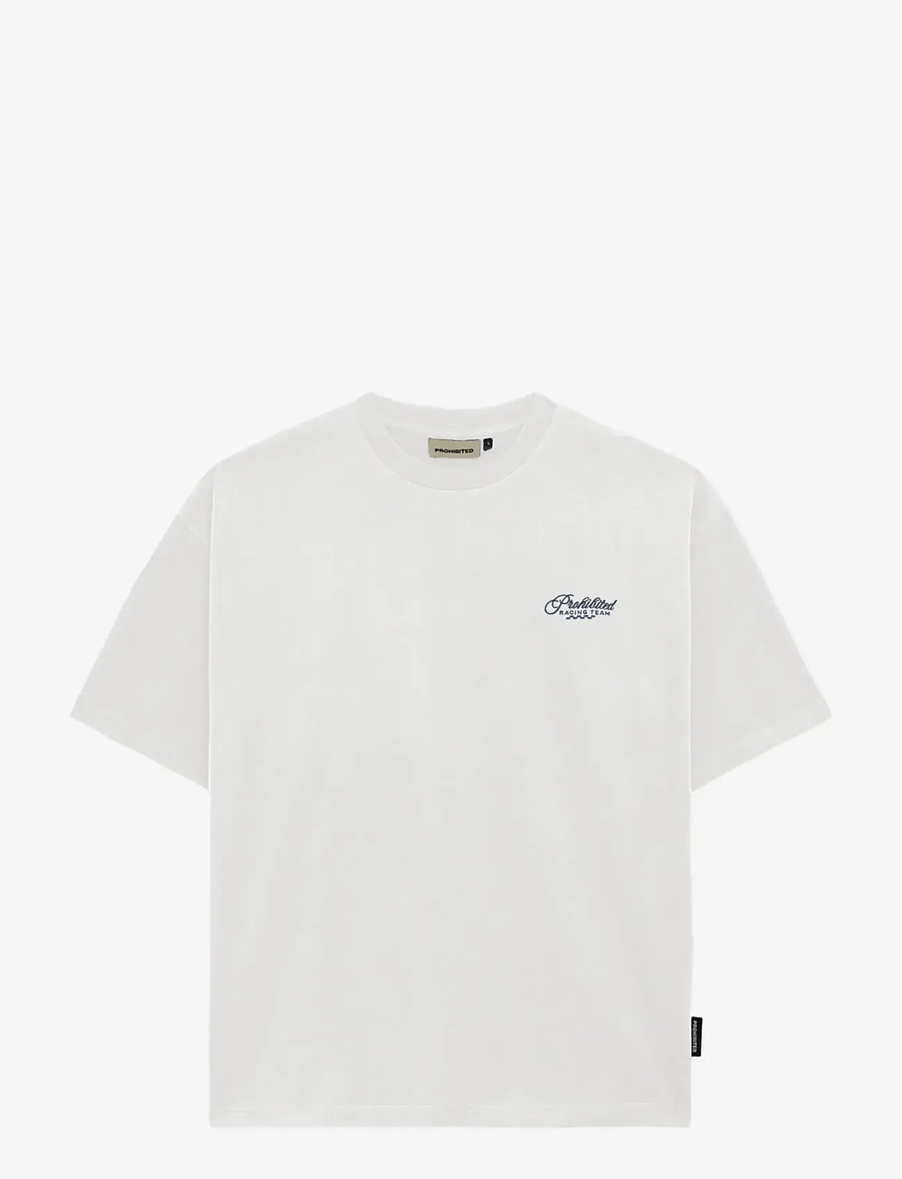Prohibited - Oldtimer Race Tee Off-White - kortærmede t-shirts - off-white - 1