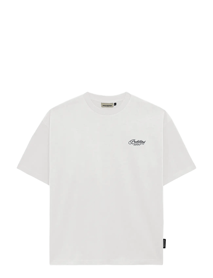 Prohibited - Oldtimer Race Tee Off-White - marškinėliai trumpomis rankovėmis - off-white - 1