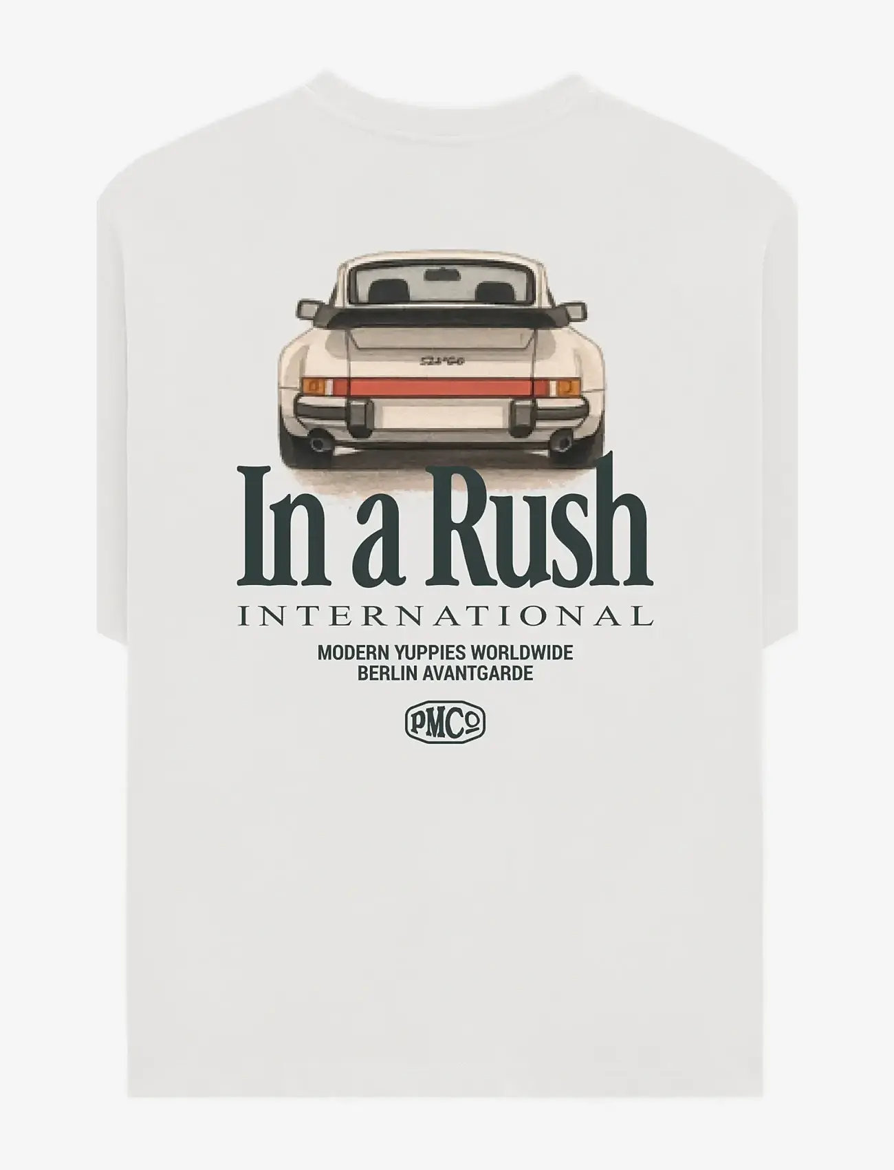 Prohibited - Oldtimer Race Tee Off-White - kortærmede t-shirts - off-white - 2