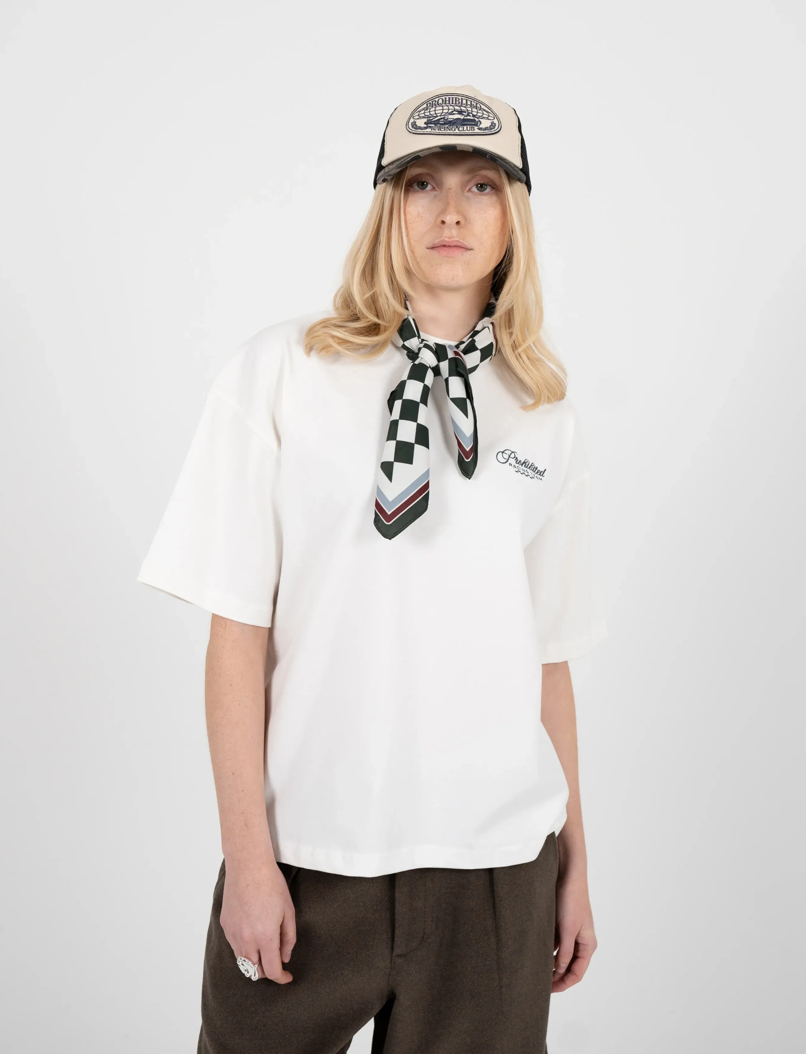 Prohibited Oldtimer Race Tee Off-White t-shirts - bas herr – bild 7