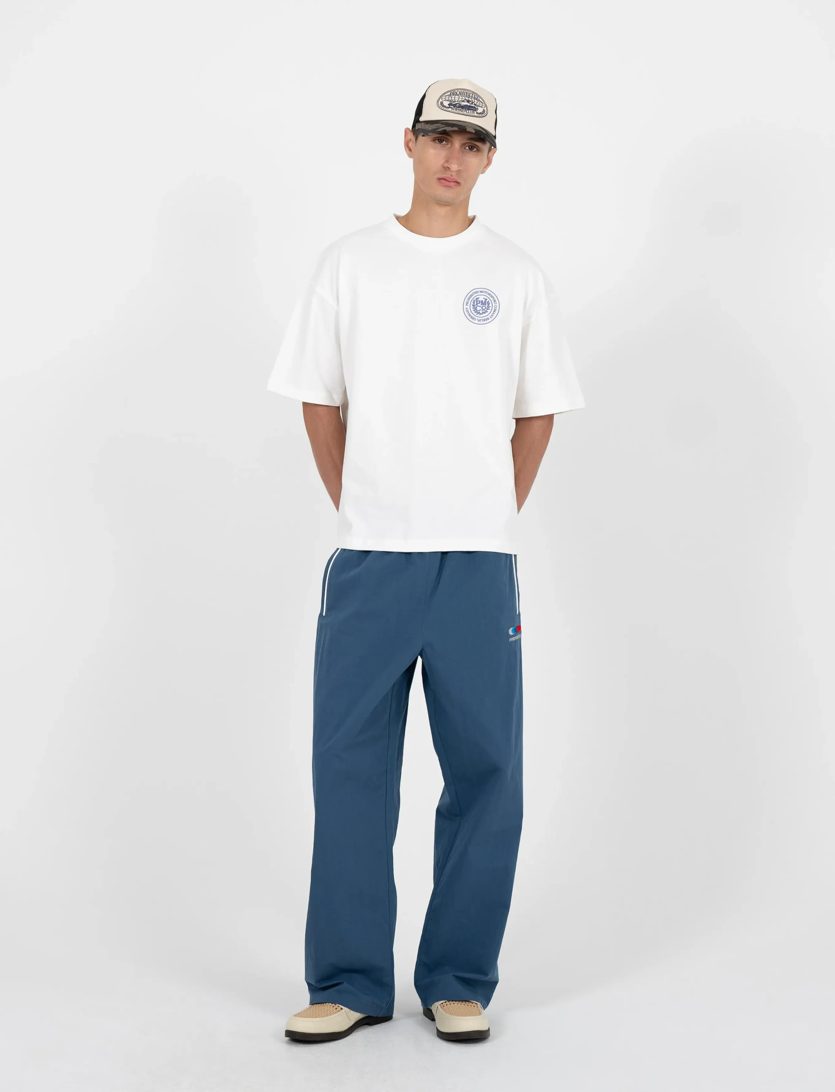 Prohibited Horse Racer Tee Off-White - Neuheiten - OFF-WHITE / cream