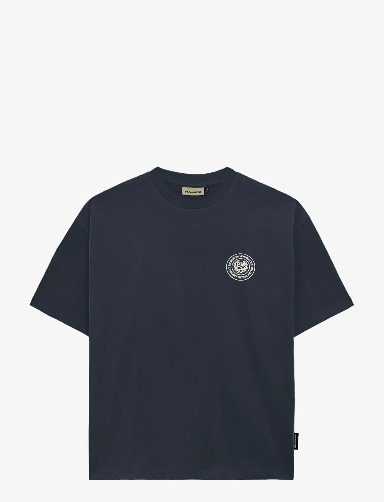 Prohibited - Horse Racer Tee Deep Blue - kortærmede t-shirts - deep blue - 1