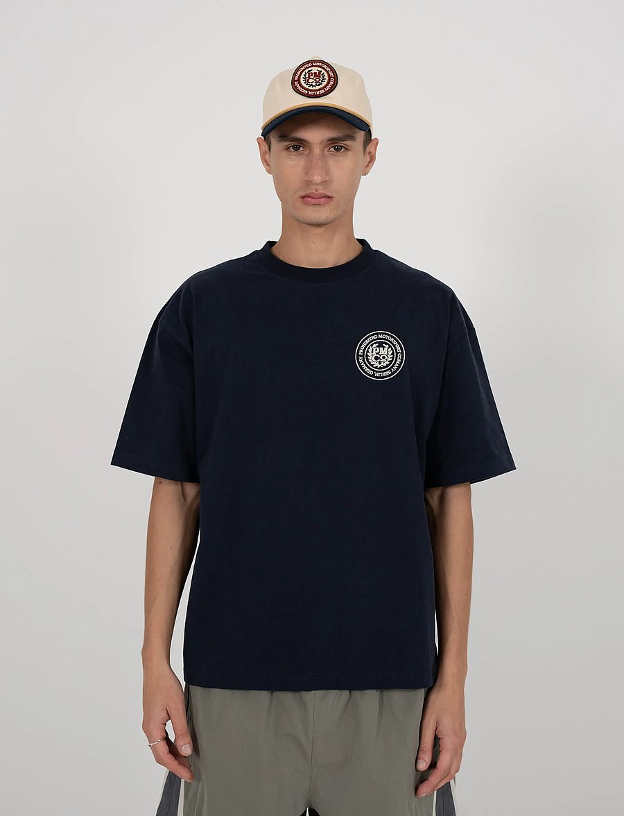 Prohibited - Horse Racer Tee Deep Blue - lühikeste varrukatega t-särgid - deep blue - 4