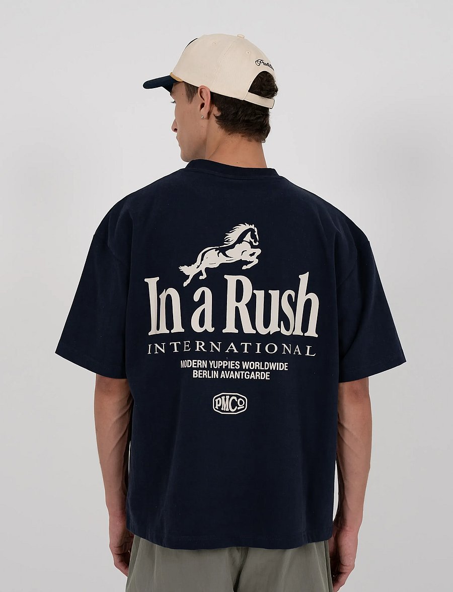 Prohibited - Horse Racer Tee Deep Blue - lühikeste varrukatega t-särgid - deep blue - 5