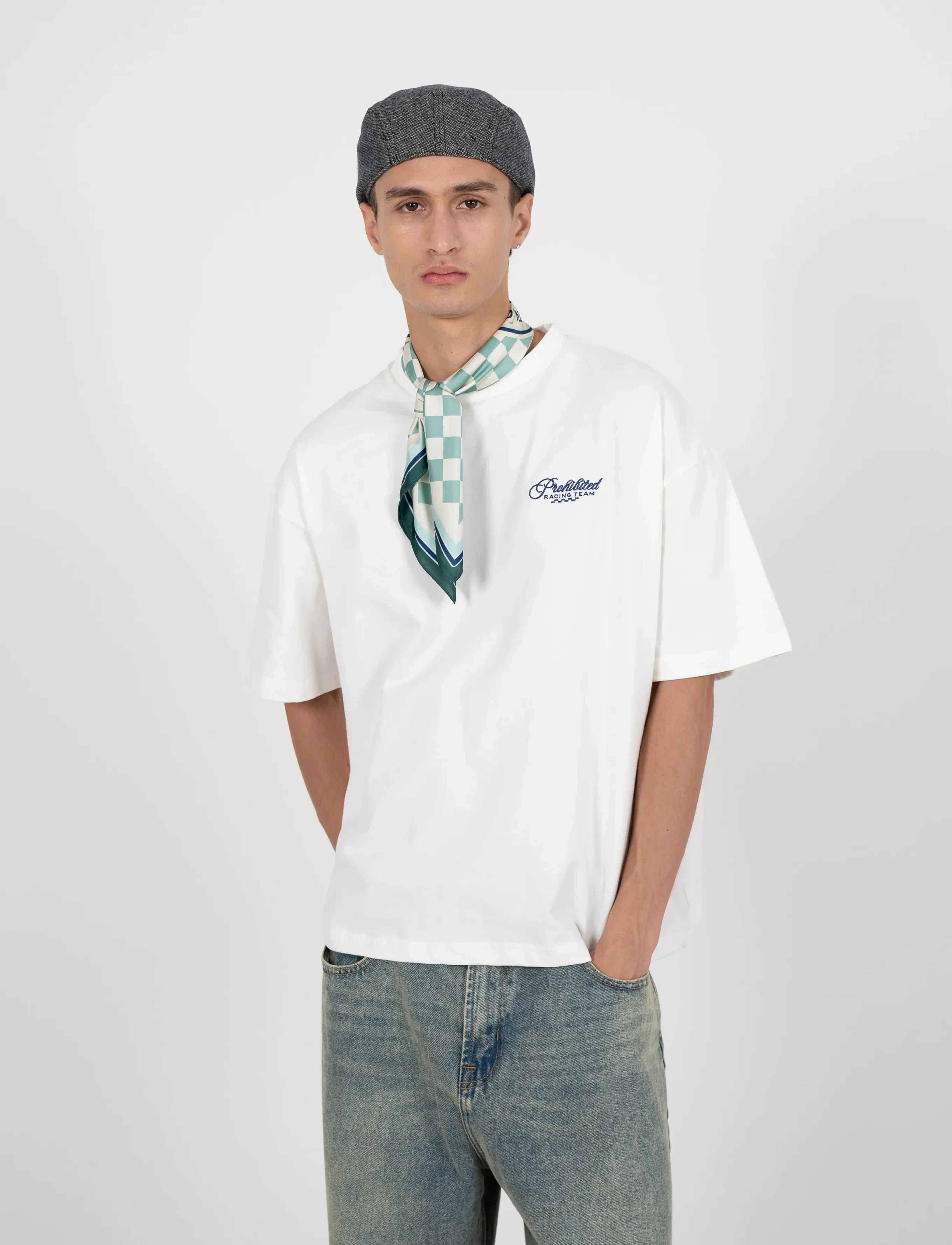 Prohibited - Grand Prix Tee Off-White - topper & t-skjorter - off-white - 3